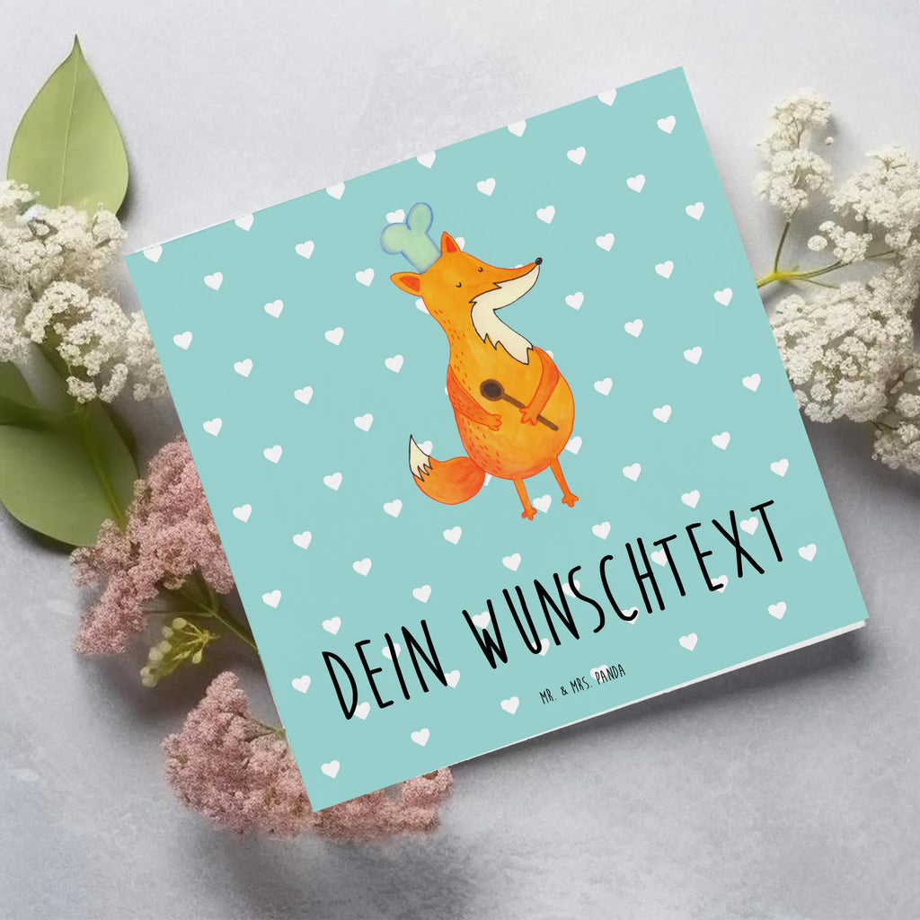 Personalized Deluxe Card Fox A cook Personalisierte Grußkarte, Grußkarte selber drucken, Personalisierte Karte, Personalisiertere Klappkarte, Personalisierte Hochzeitskarte, Personalisierte Glückwunschkarte, Grußkarten personalisiert, Personalisierte Geburtstagskarte, Grußkarte als Geldgeschenk, Grußkarte mit persönlichen Nachrichten, Grußkarte mit Namen, Grußkarte selbst gestalten, Personalisierte Einladungskarte, Fuchs, witzig, Füchse, Party Spruch, Küche Spruch, Küche Deko, Spruch lustig, Köche, Bäcker, Koch Geschenk