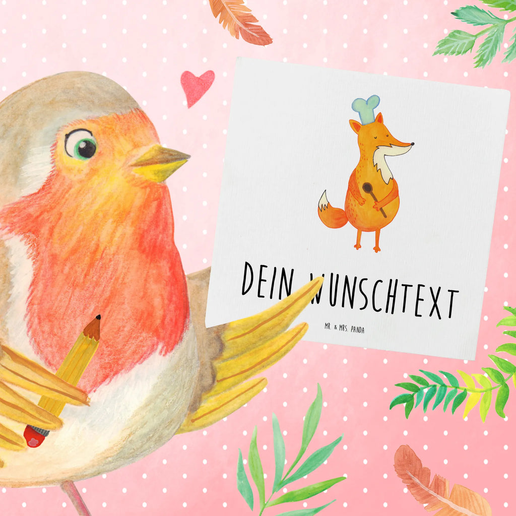 Personalized Deluxe Card Fox A cook Personalisierte Grußkarte, Grußkarte selber drucken, Personalisierte Karte, Personalisiertere Klappkarte, Personalisierte Hochzeitskarte, Personalisierte Glückwunschkarte, Grußkarten personalisiert, Personalisierte Geburtstagskarte, Grußkarte als Geldgeschenk, Grußkarte mit persönlichen Nachrichten, Grußkarte mit Namen, Grußkarte selbst gestalten, Personalisierte Einladungskarte, Fuchs, witzig, Füchse, Party Spruch, Küche Spruch, Küche Deko, Spruch lustig, Köche, Bäcker, Koch Geschenk