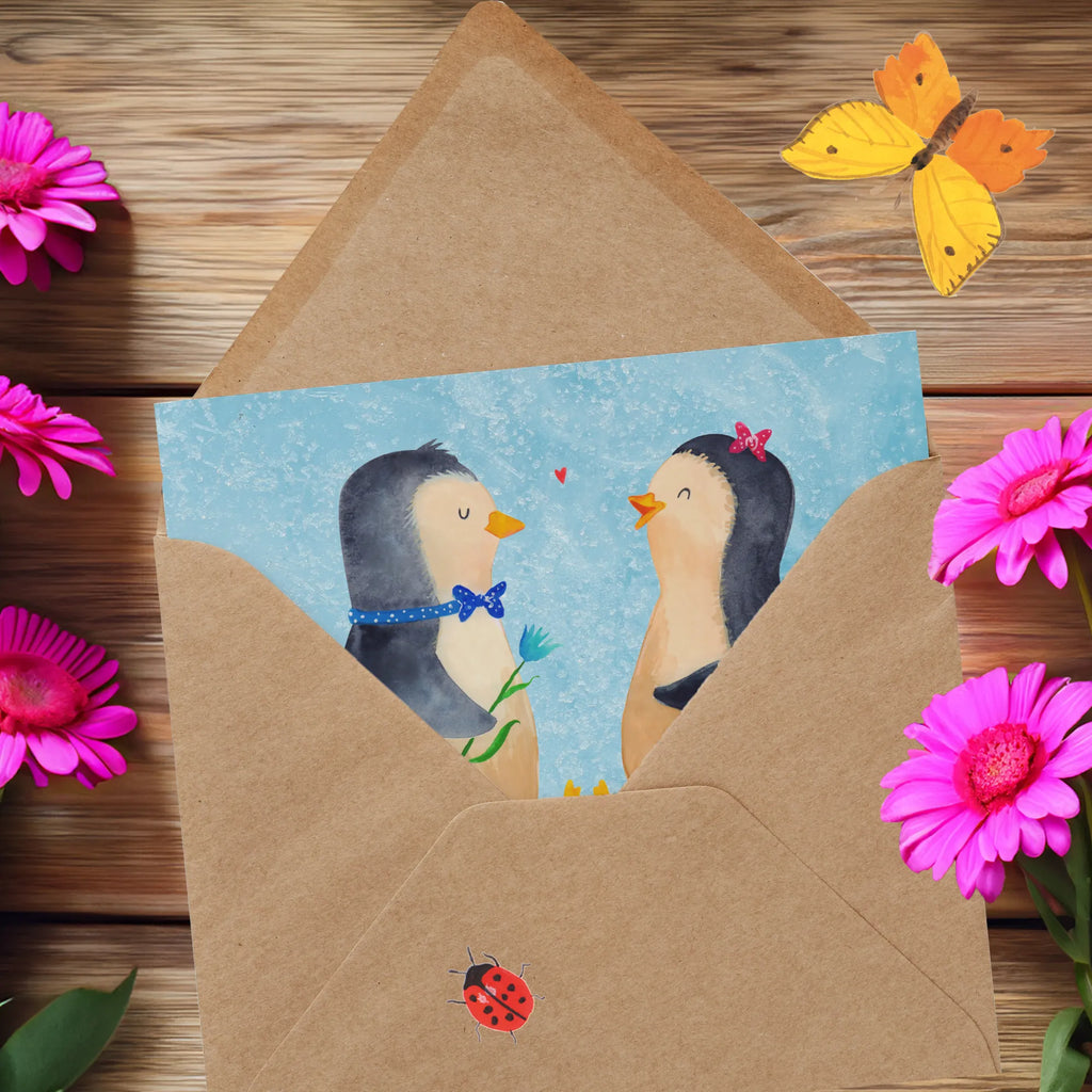 Personalisierte Deluxe Karte Pinguin Pärchen Personalisiertere Klappkarte, Grußkarte mit Namen, Personalisierte Grußkarte, Personalisierte Glückwunschkarte, Grußkarte als Geldgeschenk, Grußkarte selber drucken, Grußkarte selbst gestalten, Grußkarte mit persönlichen Nachrichten, Personalisierte Hochzeitskarte, Grußkarten personalisiert, Personalisierte Geburtstagskarte, Personalisierte Karte, Personalisierte Einladungskarte, Pinguin, Traumpaar, Liebesbeweis, Pinguine, Jahrestag, Liebespaar, Hochzeitstag, große Liebe, Hochzeitsgeschenk, Verlobung, Liebe, Hochzeit, Liebesgeschenk