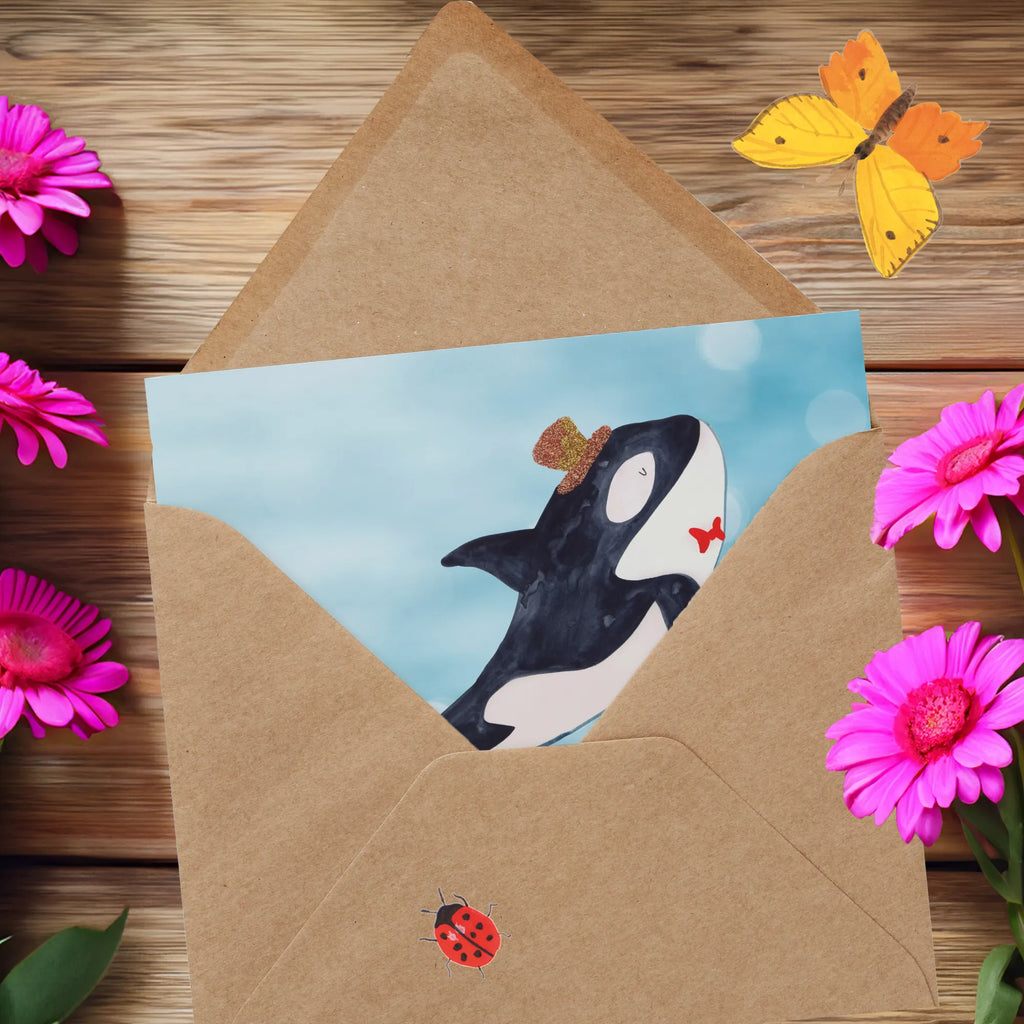 Personalized Deluxe Card orca cylinder Grußkarte als Geldgeschenk, Grußkarte selbst gestalten, Personalisierte Karte, Personalisierte Hochzeitskarte, Grußkarte mit persönlichen Nachrichten, Grußkarten personalisiert, Personalisierte Einladungskarte, Personalisierte Glückwunschkarte, Personalisiertere Klappkarte, Personalisierte Grußkarte, Grußkarte mit Namen, Grußkarte selber drucken, Personalisierte Geburtstagskarte, Meerestiere, Meer, Urlaub, Fest, Fete, Glitzer, Glückwunsch, Konfetti, Glitter, Narwal, Orca, Feier, Geburtstag