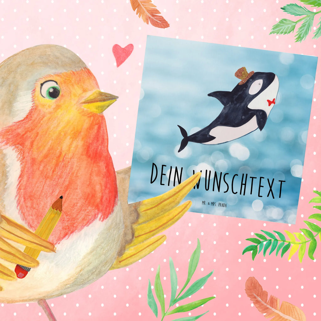 Personalized Deluxe Card orca cylinder Grußkarte als Geldgeschenk, Grußkarte selbst gestalten, Personalisierte Karte, Personalisierte Hochzeitskarte, Grußkarte mit persönlichen Nachrichten, Grußkarten personalisiert, Personalisierte Einladungskarte, Personalisierte Glückwunschkarte, Personalisiertere Klappkarte, Personalisierte Grußkarte, Grußkarte mit Namen, Grußkarte selber drucken, Personalisierte Geburtstagskarte, Meerestiere, Meer, Urlaub, Fest, Fete, Glitzer, Glückwunsch, Konfetti, Glitter, Narwal, Orca, Feier, Geburtstag