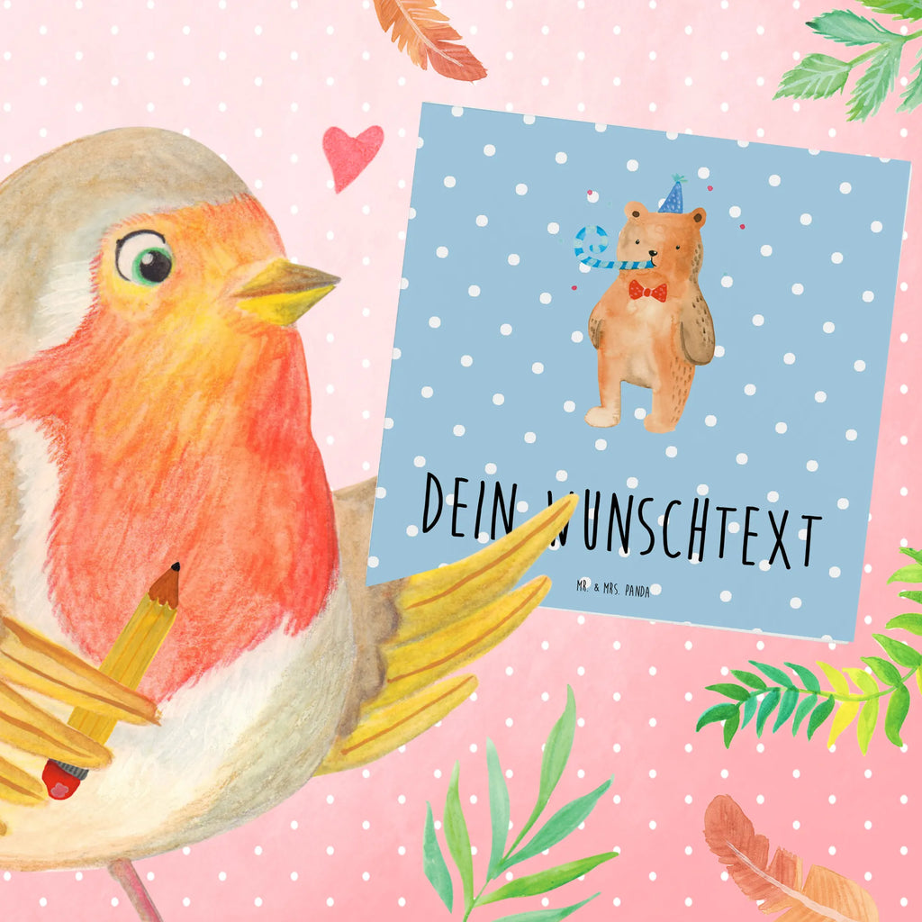 Personalisierte Deluxe Karte Bär Geburtstag Grußkarte als Geldgeschenk, Personalisierte Karte, Personalisierte Geburtstagskarte, Grußkarte mit persönlichen Nachrichten, Grußkarte selber drucken, Grußkarte mit Namen, Grußkarten personalisiert, Personalisierte Hochzeitskarte, Grußkarte selbst gestalten, Personalisierte Einladungskarte, Personalisiertere Klappkarte, Personalisierte Grußkarte, Personalisierte Glückwunschkarte, Bär, Teddy, Teddybär, Glückwunsch, Geburtstag, Happy Birthday, Alles Gute