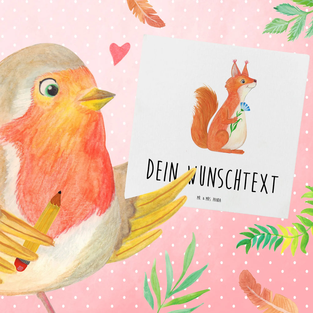 Personalized Deluxe Card Squirrel flower Grußkarte als Geldgeschenk, Personalisierte Glückwunschkarte, Grußkarte selbst gestalten, Personalisierte Karte, Personalisiertere Klappkarte, Personalisierte Grußkarte, Grußkarte mit persönlichen Nachrichten, Personalisierte Einladungskarte, Grußkarten personalisiert, Grußkarte mit Namen, Personalisierte Geburtstagskarte, Grußkarte selber drucken, Personalisierte Hochzeitskarte, Tiermotive, Gute Laune, lustige Sprüche, Tiere, Motivation Bilder, Eichhörnchen, Spruch Deko, Eichhorn, Motivation Sprüche, glücklich Spruch, Lachen, Spaß, Spruch positiv