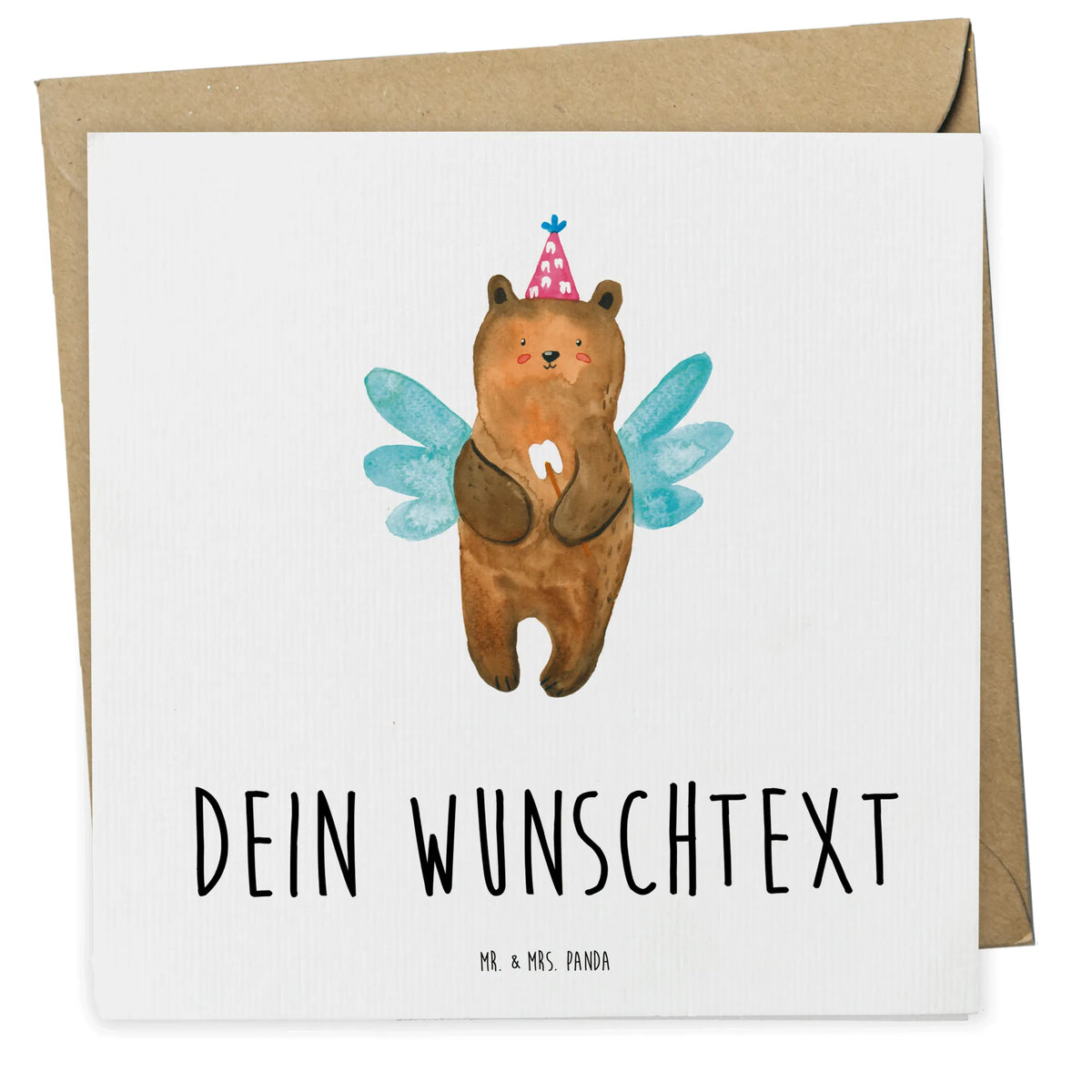 Personalized Deluxe Card bear tooth fairy Grußkarten Personalisiert, Personalisierte Karte, Personalisierte Postkarte, Postkarte personalisiert, Personalisierte Grußkarte, karte personalisiert, individuelle grußkarte, Grußkarte personalisierbar, grußkarte personalisiert, Personalisierte Karten, Personalisierte Grußkarten, Teddy, Bär, Teddybär, Fee, Erster Zahn, Milchzahn, Zahnfee