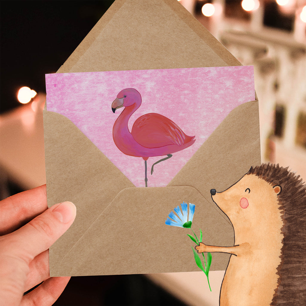 Personalisierte Deluxe Karte Flamingo Classic Personalisierte Grußkarte, Personalisiertere Klappkarte, Personalisierte Einladungskarte, Personalisierte Glückwunschkarte, Personalisierte Hochzeitskarte, Personalisierte Geburtstagskarte, Grußkarte mit Namen, Grußkarte selber drucken, Grußkarte selbst gestalten, Grußkarte mit persönlichen Nachrichten, Grußkarte als Geldgeschenk, Grußkarten personalisiert, Personalisierte Karte, Flamingo, Einzigartig, Selbstliebe, Stolz, ich, für mich, Spruch, Freundin, Freundinnen, Außenseiter, Sohn, Tochter, Geschwister