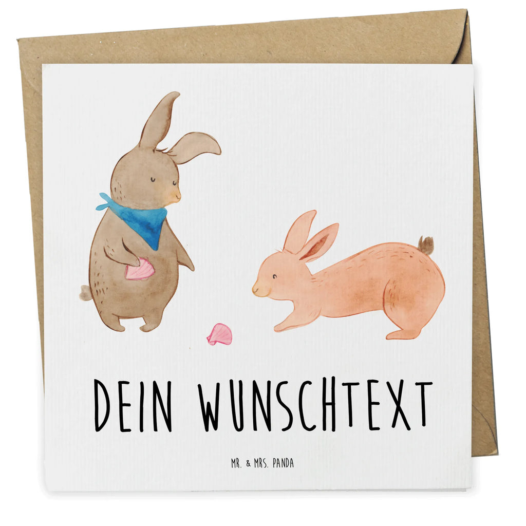 Personalized Deluxe Card Bunnies with seashell Personalisierte Geburtstagskarte, Personalisierte Einladungskarte, Personalisiertere Klappkarte, Grußkarte selbst gestalten, Grußkarte selber drucken, Grußkarte als Geldgeschenk, Personalisierte Glückwunschkarte, Grußkarten personalisiert, Personalisierte Hochzeitskarte, Grußkarte mit Namen, Personalisierte Grußkarte, Grußkarte mit persönlichen Nachrichten, Personalisierte Karte, Familie, Vatertag, Muttertag, Bruder, Schwester, Mama, Papa, Oma, Opa, BFF, Muscheln, beste Freundin, Freundinnen, Freundin, best friends, Hasen, Muscheln sammeln, Meer