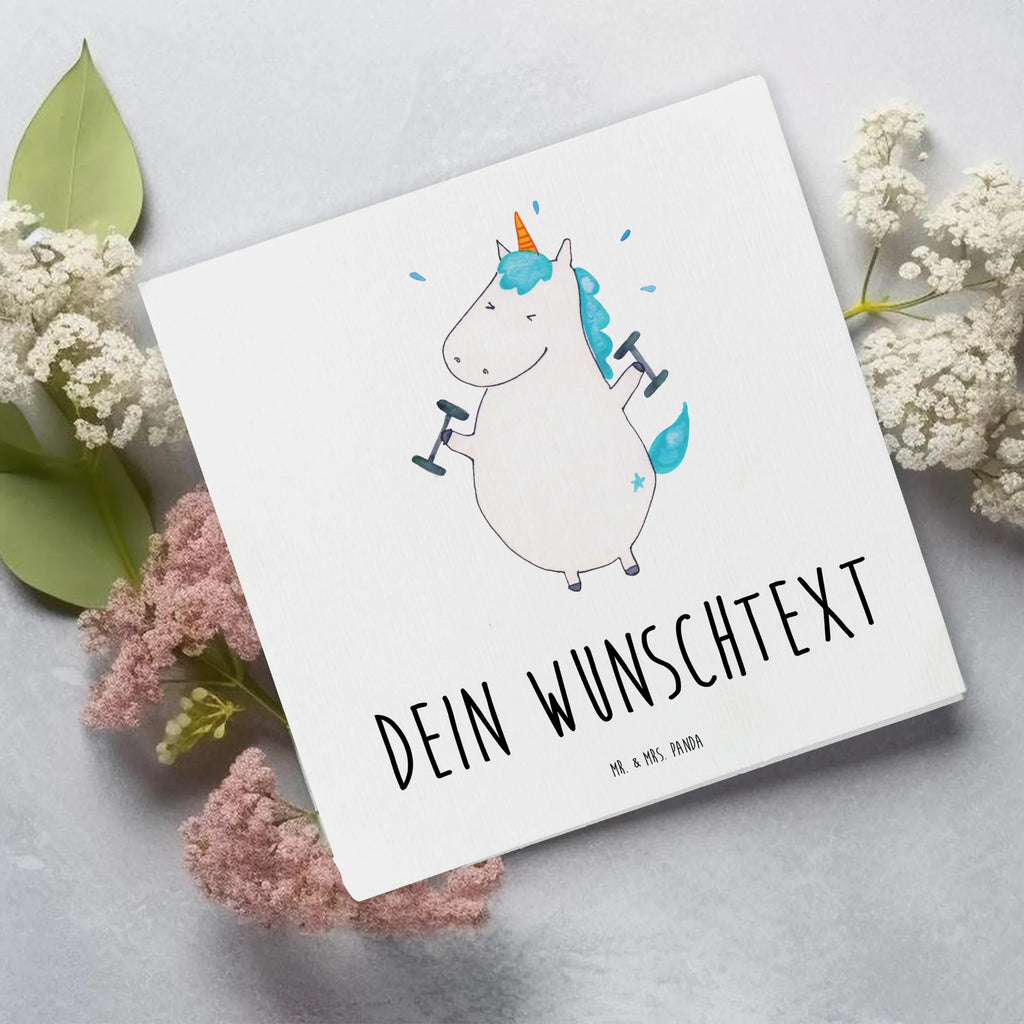 Personalized Deluxe Card unicorn fitness Grußkarte als Geldgeschenk, Personalisierte Hochzeitskarte, Personalisierte Einladungskarte, Personalisierte Karte, Personalisiertere Klappkarte, Grußkarte selbst gestalten, Personalisierte Geburtstagskarte, Personalisierte Grußkarte, Grußkarte selber drucken, Grußkarte mit Namen, Grußkarte mit persönlichen Nachrichten, Grußkarten personalisiert, Personalisierte Glückwunschkarte, Einhorn, Einhörner, Einhorn Deko, Unicorn, Pumpen, Sixpack, Abnehmen, Fitness, Diät, Fitnessstudio, Sport, Geräte, Gym