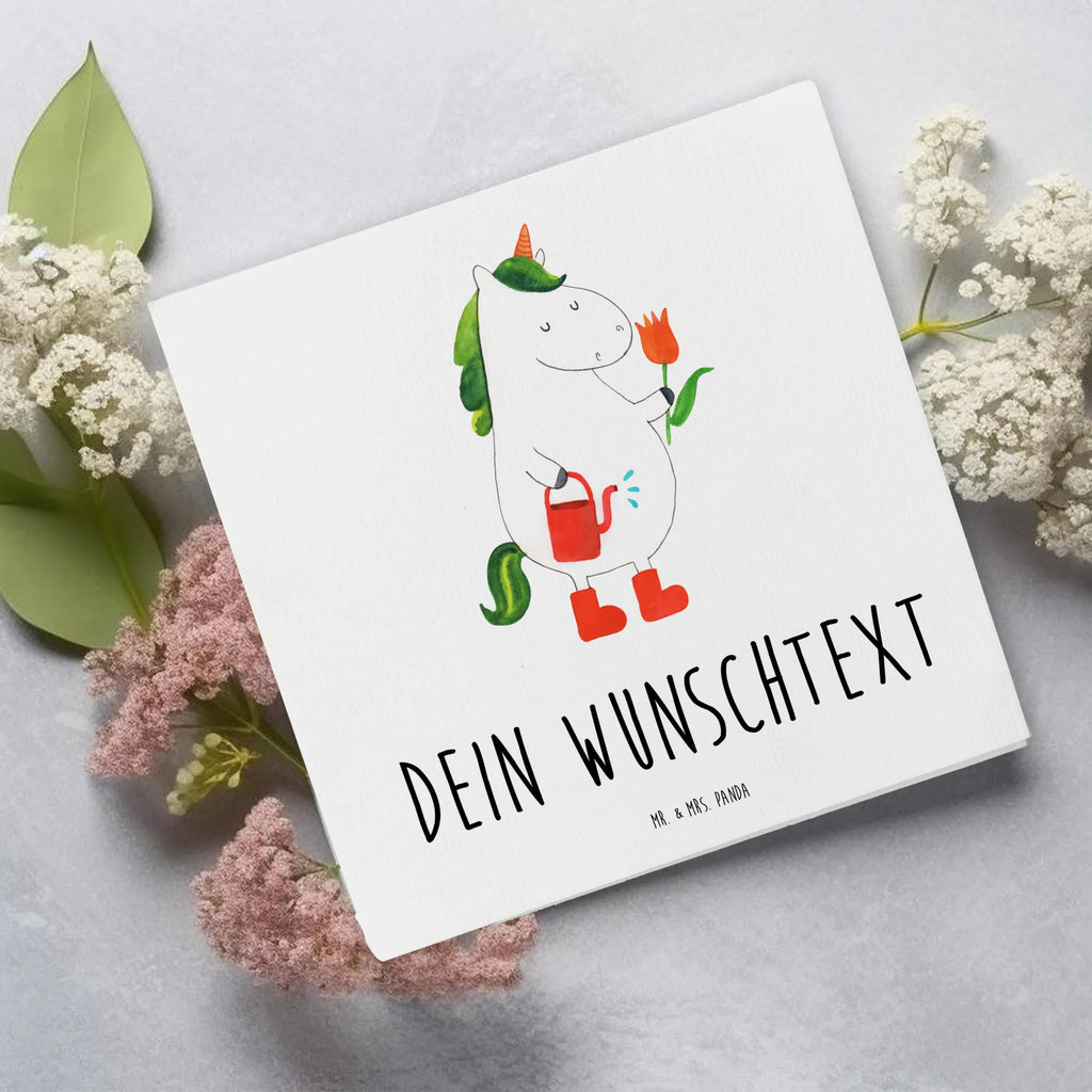 Personalized Deluxe Card unicorn gardener Personalisierte Grußkarte, Personalisierte Hochzeitskarte, Personalisierte Geburtstagskarte, Personalisierte Karte, Grußkarte mit persönlichen Nachrichten, Personalisierte Glückwunschkarte, Personalisiertere Klappkarte, Grußkarte selber drucken, Grußkarten personalisiert, Grußkarte selbst gestalten, Grußkarte mit Namen, Personalisierte Einladungskarte, Grußkarte als Geldgeschenk, Einhorn, Einhörner, Einhorn Deko, Unicorn, Stiefel, Gießkanne, Blume, Luftballon, Lebenslust, Garten, Freude, Giesskanne, Freundin