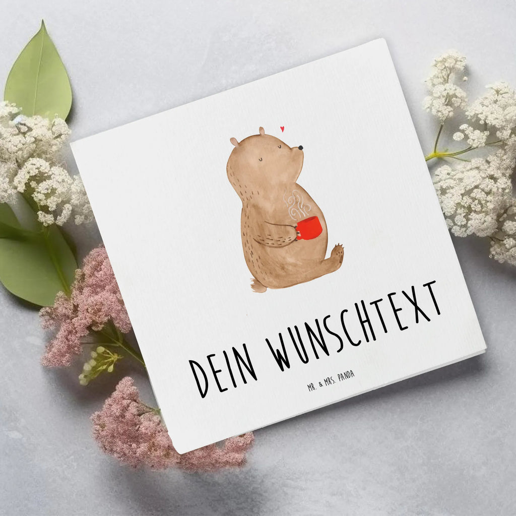 Personalized Deluxe Card bear morning coffee Personalisierte Grußkarte, Grußkarte mit persönlichen Nachrichten, Personalisierte Glückwunschkarte, Personalisierte Geburtstagskarte, Grußkarte selber drucken, Personalisierte Karte, Personalisierte Einladungskarte, Grußkarte selbst gestalten, Grußkarte als Geldgeschenk, Grußkarte mit Namen, Personalisierte Hochzeitskarte, Personalisiertere Klappkarte, Grußkarten personalisiert, Liebe, Partner, Freund, Freundin, Ehemann, Ehefrau, Heiraten, Verlobung, Heiratsantrag, Liebesgeschenk, Jahrestag, Hocheitstag, für Ehemann, Liebesbeweis, Geschenk für Freundin, Valentinstag, Geschenk für Partner, Mitbringsel, Hochzeitstag, Geschenk für Frauen, für Männer
