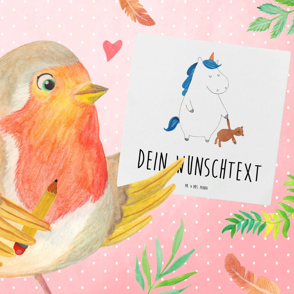 Personalisierte Deluxe Karte Einhorn Teddy Personalisierte Hochzeitskarte, Grußkarte selber drucken, Personalisierte Einladungskarte, Personalisierte Geburtstagskarte, Personalisierte Glückwunschkarte, Grußkarte selbst gestalten, Personalisierte Karte, Grußkarten personalisiert, Personalisiertere Klappkarte, Grußkarte mit persönlichen Nachrichten, Grußkarte mit Namen, Grußkarte als Geldgeschenk, Personalisierte Grußkarte, Einhorn, Einhörner, Einhorn Deko, Unicorn, Träumen, gute Nacht, Singleleben, schlafen, Bett, Single, Freundin