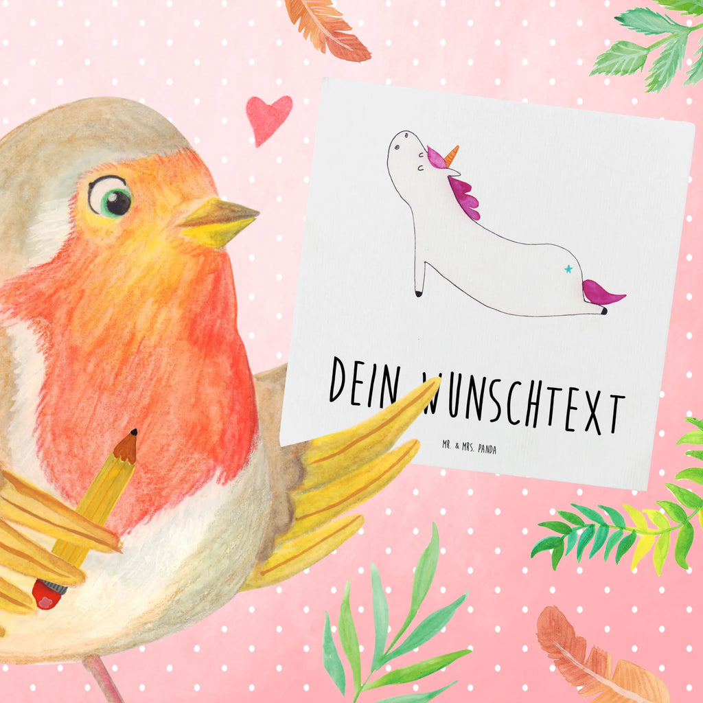 Personalized Deluxe Card unicorn yoga Personalisierte Grußkarte, Personalisierte Karte, Grußkarte als Geldgeschenk, Grußkarten personalisiert, Personalisierte Einladungskarte, Grußkarte mit Namen, Personalisiertere Klappkarte, Personalisierte Geburtstagskarte, Grußkarte mit persönlichen Nachrichten, Personalisierte Glückwunschkarte, Grußkarte selbst gestalten, Grußkarte selber drucken, Personalisierte Hochzeitskarte, Einhorn, Einhörner, Einhorn Deko, Unicorn, süß, lustig, witzig, Entspannung, Achtsamkeit, Sport, Yoga, Yogamatte, Joga, Namaste