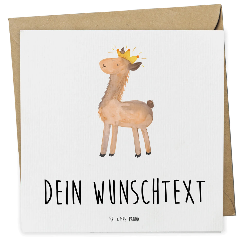 Personalisierte Deluxe Karte Lama König Personalisierte Hochzeitskarte, Personalisierte Einladungskarte, Personalisierte Geburtstagskarte, Personalisierte Glückwunschkarte, Personalisierte Grußkarte, Grußkarte selber drucken, Grußkarte als Geldgeschenk, Grußkarte selbst gestalten, Grußkarten personalisiert, Personalisiertere Klappkarte, Personalisierte Karte, Grußkarte mit persönlichen Nachrichten, Grußkarte mit Namen, Lama, Alpaka, Freundin, König, Mama, Königin, Büro Kollege, Vorgesetzter, Kollegin, Abi, Lamas, Abitur, Chef, Papa
