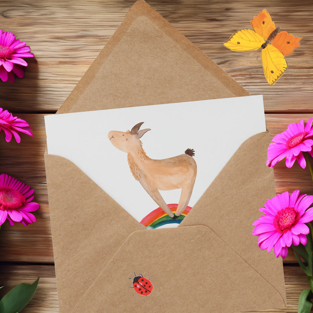 Personalized Deluxe Card lama rainbow Grußkarten personalisiert, Grußkarte selbst gestalten, Personalisierte Glückwunschkarte, Personalisierte Einladungskarte, Personalisierte Geburtstagskarte, Personalisiertere Klappkarte, Grußkarte mit persönlichen Nachrichten, Grußkarte selber drucken, Grußkarte als Geldgeschenk, Personalisierte Karte, Personalisierte Grußkarte, Personalisierte Hochzeitskarte, Grußkarte mit Namen, Lama, Alpaka, Schule, Regenbogen, Wolkenland, Haters, Lamas, Abi, Freiheit, Hobby, Selbstständig, Haters gonna hate, Außenseiter