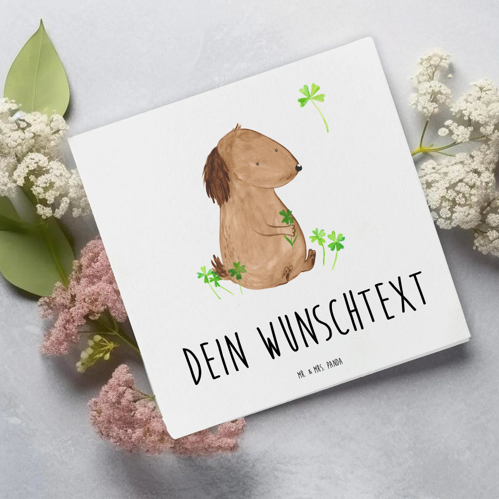 Personalisierte Deluxe Karte Hund Kleeblatt Personalisierte Geburtstagskarte, Grußkarte mit Namen, Personalisierte Karte, Grußkarte mit persönlichen Nachrichten, Personalisierte Glückwunschkarte, Grußkarte selber drucken, Grußkarte als Geldgeschenk, Grußkarte selbst gestalten, Personalisierte Hochzeitskarte, Grußkarten personalisiert, Personalisiertere Klappkarte, Personalisierte Einladungskarte, Personalisierte Grußkarte, Hund, Hundemotiv, Haustier, Hunderasse, Tierliebhaber, Hundebesitzer, Sprüche, Motivation, Geschenk, Neuanfang, Glücksbringer, Tagträume, Selbstliebe, Kleeblatt, Achtsamkeit, Glück