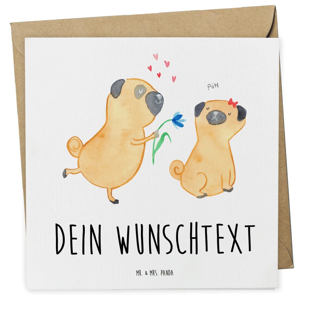 Personalisierte Deluxe Karte Mops Verliebt Grußkarte selber drucken, Grußkarten personalisiert, Grußkarte selbst gestalten, Personalisierte Karte, Grußkarte als Geldgeschenk, Personalisierte Hochzeitskarte, Personalisierte Grußkarte, Personalisierte Einladungskarte, Personalisierte Glückwunschkarte, Grußkarte mit Namen, Personalisierte Geburtstagskarte, Grußkarte mit persönlichen Nachrichten, Personalisiertere Klappkarte, Hund, Hundemotiv, Haustier, Hunderasse, Tierliebhaber, Hundebesitzer, Sprüche, Geschenk Freund, Mops, Liebe, Partner, verliebt, Hundeliebe, Liebesspruch. Verlobt, Möpse