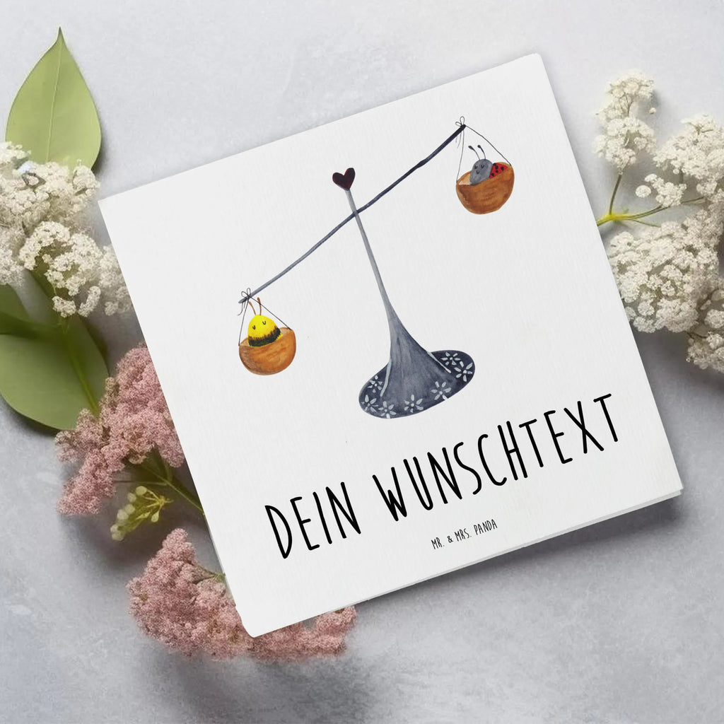 Personalisierte Deluxe Karte Sternzeichen Waage Personalisierte Einladungskarte, Personalisierte Karte, Personalisierte Glückwunschkarte, Grußkarte mit Namen, Personalisierte Geburtstagskarte, Personalisiertere Klappkarte, Grußkarten personalisiert, Grußkarte mit persönlichen Nachrichten, Grußkarte als Geldgeschenk, Grußkarte selber drucken, Grußkarte selbst gestalten, Personalisierte Hochzeitskarte, Personalisierte Grußkarte, Tierkreiszeichen, Sternzeichen, Horoskop, Astrologie, Aszendent, Geschenk September, Waage Sternzeichen, Biene, Waage Geschenk, Hummel, Marienkäfer, Geburtstag September, Geburtstag Oktober, Gleichgewicht, Geschenk Oktober, Waage