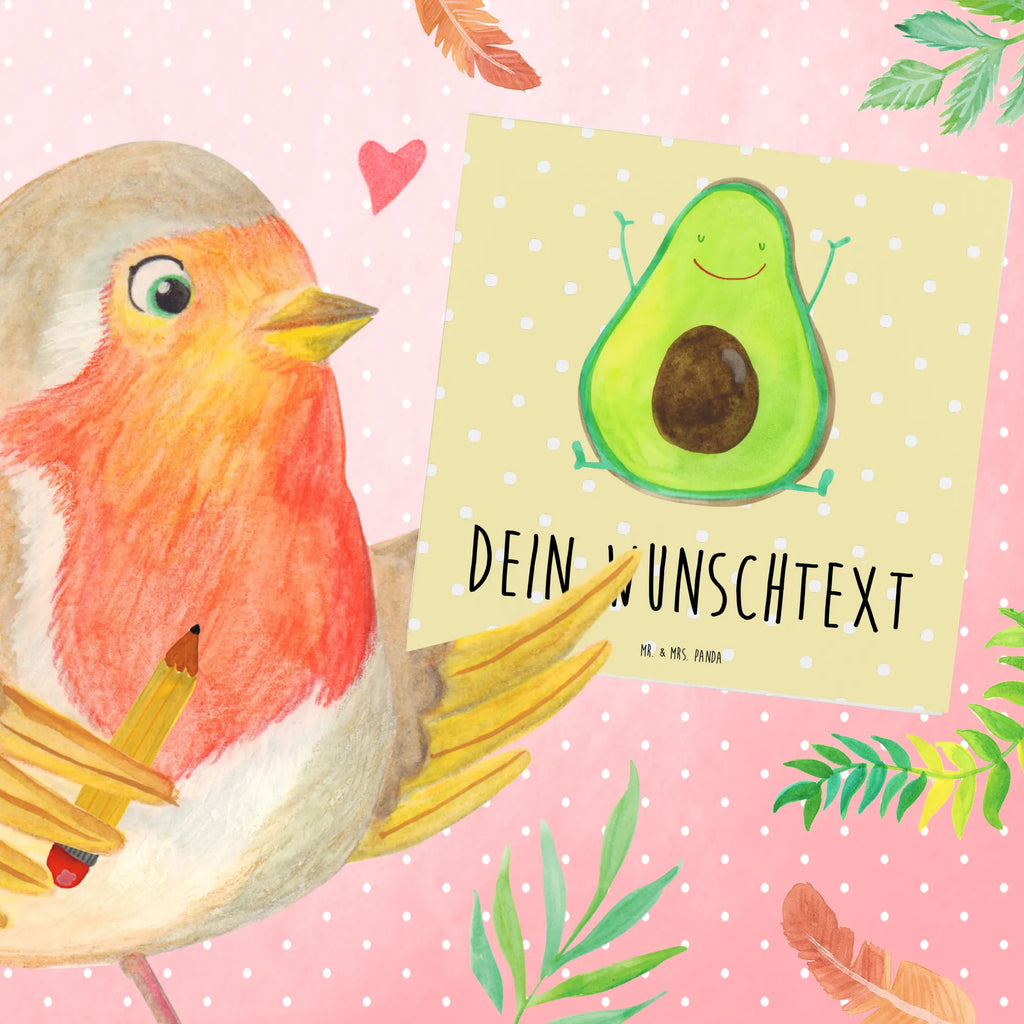 Personalized Deluxe Card avocado Happy Personalisierte Glückwunschkarte, Grußkarte selbst gestalten, Personalisierte Hochzeitskarte, Grußkarte mit Namen, Grußkarte mit persönlichen Nachrichten, Grußkarte selber drucken, Personalisierte Karte, Grußkarten personalisiert, Personalisierte Geburtstagskarte, Personalisierte Grußkarte, Grußkarte als Geldgeschenk, Personalisiertere Klappkarte, Personalisierte Einladungskarte, Avocado, Veggie, Vegan, Gesund, Chaos
