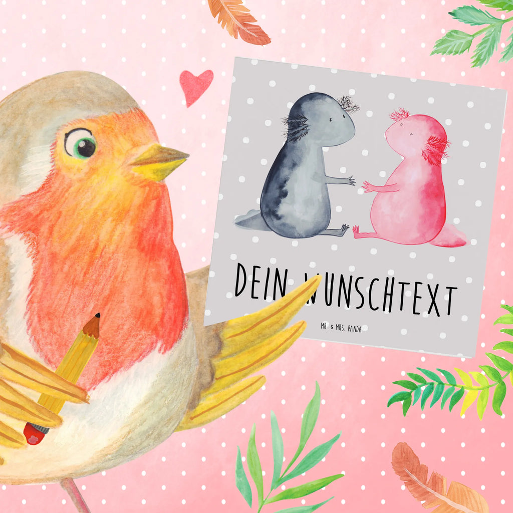 Personalisierte Deluxe Karte Axolotl Liebe Grußkarte Selber Drucken, Grußkarte mit Persönlichen Nachrichten, Grußkarten Personalisiert, Grußkarte mit Namen, Personalisiertere Klappkarte, Personalisierte Grußkarte, Personalisierte Geburtstagskarte, Personalisierte Hochzeitskarte, Personalisierte Glückwunschkarte, Grußkarte als Geldgeschenk, Grußkarte Selbst Gestalten, Personalisierte Karte, Personalisierte Einladungskarte, Axolotl, Molch, Schwanzlurch, Freund, Große Liebe, Lurch, Axolot, Valentinstag, Jahrestag, Ehemann, Lurche, Liebesbeweis, Verlobter, Liebe
