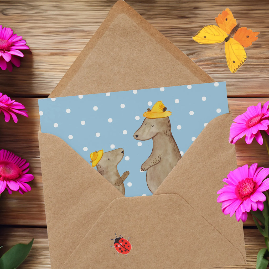 Personalized Deluxe Card Bears with hats Personalisierte Glückwunschkarte, Personalisierte Hochzeitskarte, Personalisierte Geburtstagskarte, Grußkarten Personalisiert, Personalisierte Einladungskarte, Personalisiertere Klappkarte, Personalisierte Karte, Grußkarte Selber Drucken, Grußkarte Selbst Gestalten, Grußkarte als Geldgeschenk, Grußkarte mit Namen, Grußkarte mit Persönlichen Nachrichten, Personalisierte Grußkarte, Vatertag, Familie, Opa, Oma, Papa, Muttertag, Mama, Bruder, Schwester, Kinder, Daddy, Family, Papi, Dad, Bär, Söhne, Lieblingsmensch, Kind, Sohn, Vorbild, Paps, Vater-Sohn, Vater, Bären