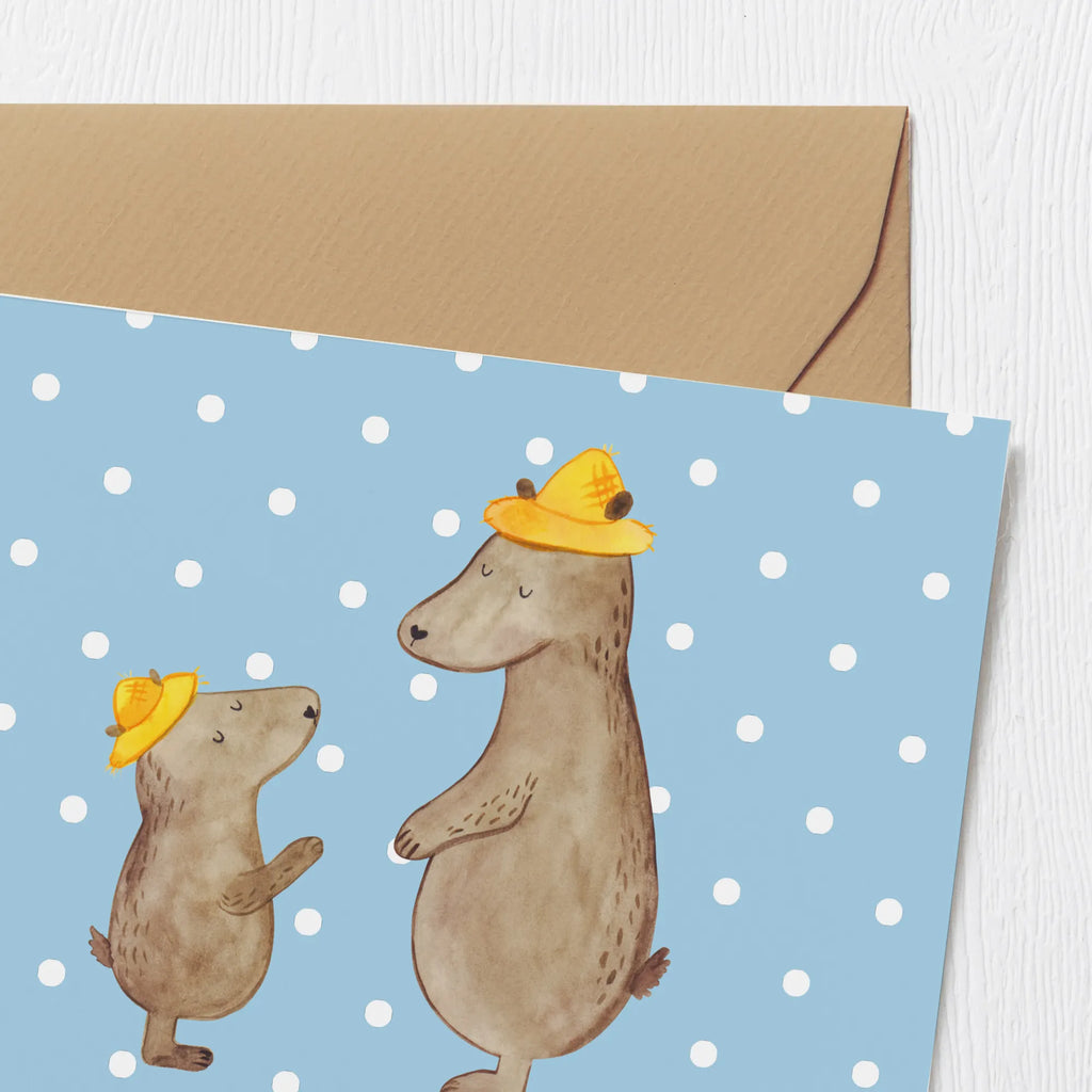 Personalized Deluxe Card Bears with hats Personalisierte Glückwunschkarte, Personalisierte Hochzeitskarte, Personalisierte Geburtstagskarte, Grußkarten Personalisiert, Personalisierte Einladungskarte, Personalisiertere Klappkarte, Personalisierte Karte, Grußkarte Selber Drucken, Grußkarte Selbst Gestalten, Grußkarte als Geldgeschenk, Grußkarte mit Namen, Grußkarte mit Persönlichen Nachrichten, Personalisierte Grußkarte, Vatertag, Familie, Opa, Oma, Papa, Muttertag, Mama, Bruder, Schwester, Kinder, Daddy, Family, Papi, Dad, Bär, Söhne, Lieblingsmensch, Kind, Sohn, Vorbild, Paps, Vater-Sohn, Vater, Bären