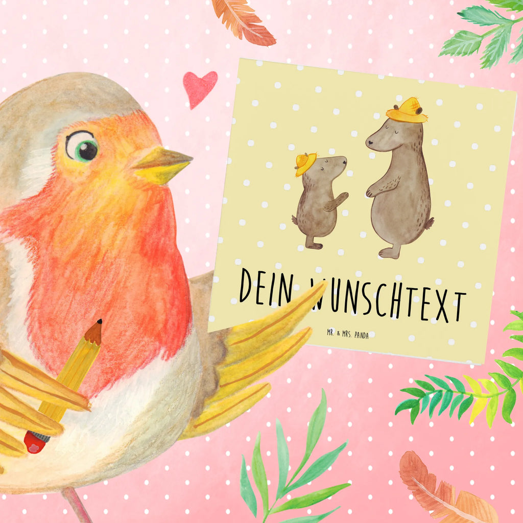 Personalized Deluxe Card Bears with hats Personalisierte Glückwunschkarte, Personalisierte Hochzeitskarte, Personalisierte Geburtstagskarte, Grußkarten Personalisiert, Personalisierte Einladungskarte, Personalisiertere Klappkarte, Personalisierte Karte, Grußkarte Selber Drucken, Grußkarte Selbst Gestalten, Grußkarte als Geldgeschenk, Grußkarte mit Namen, Grußkarte mit Persönlichen Nachrichten, Personalisierte Grußkarte, Vatertag, Familie, Opa, Oma, Papa, Muttertag, Mama, Bruder, Schwester, Kinder, Daddy, Family, Papi, Dad, Bär, Söhne, Lieblingsmensch, Kind, Sohn, Vorbild, Paps, Vater-Sohn, Vater, Bären