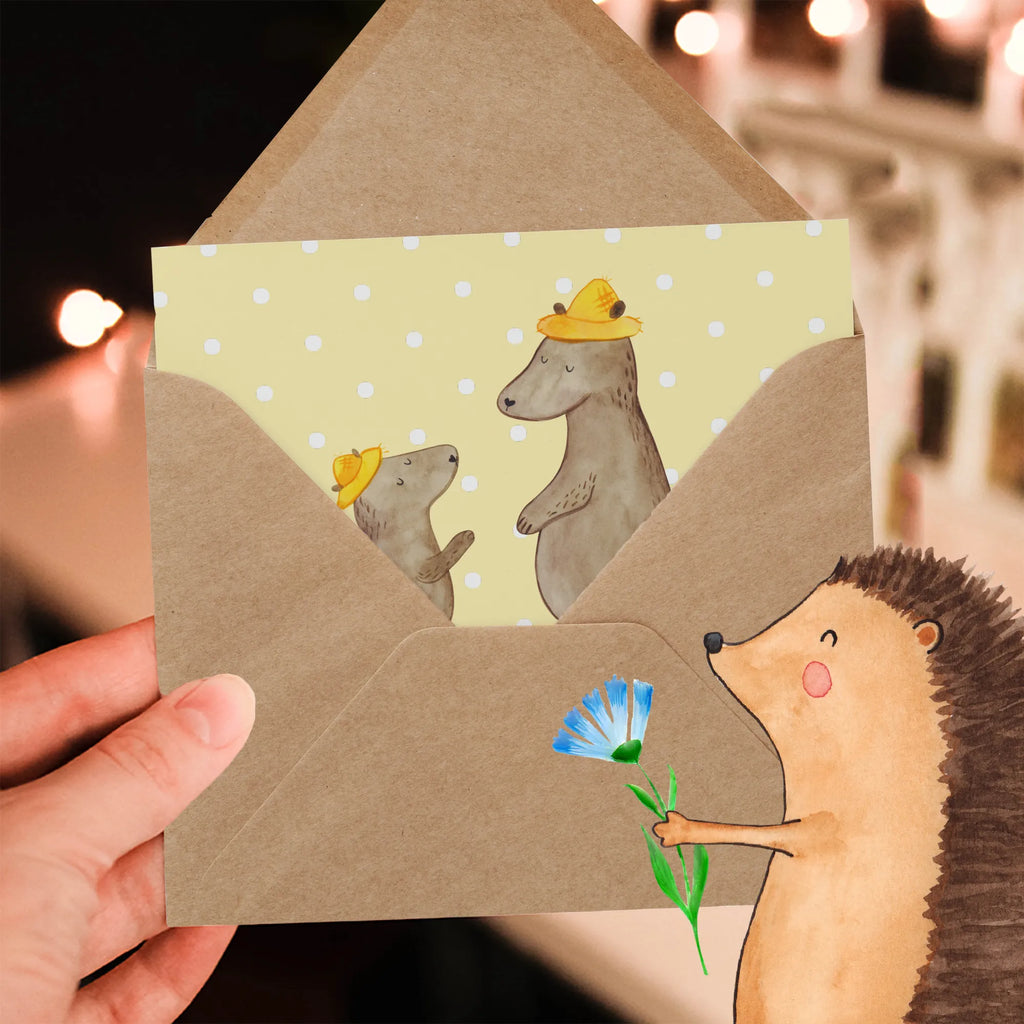 Personalized Deluxe Card Bears with hats Personalisierte Glückwunschkarte, Personalisierte Hochzeitskarte, Personalisierte Geburtstagskarte, Grußkarten Personalisiert, Personalisierte Einladungskarte, Personalisiertere Klappkarte, Personalisierte Karte, Grußkarte Selber Drucken, Grußkarte Selbst Gestalten, Grußkarte als Geldgeschenk, Grußkarte mit Namen, Grußkarte mit Persönlichen Nachrichten, Personalisierte Grußkarte, Vatertag, Familie, Opa, Oma, Papa, Muttertag, Mama, Bruder, Schwester, Kinder, Daddy, Family, Papi, Dad, Bär, Söhne, Lieblingsmensch, Kind, Sohn, Vorbild, Paps, Vater-Sohn, Vater, Bären