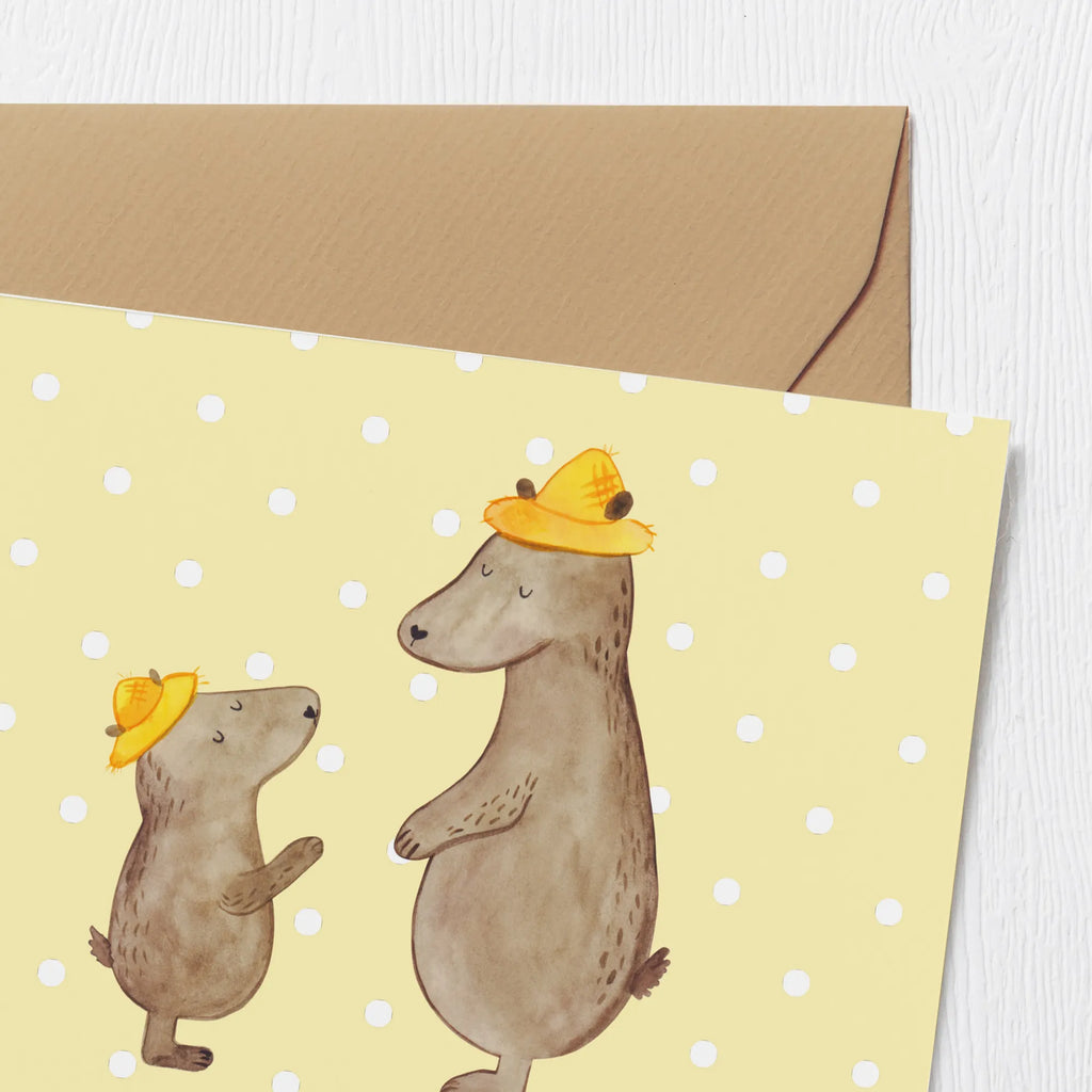 Personalized Deluxe Card Bears with hats Personalisierte Glückwunschkarte, Personalisierte Hochzeitskarte, Personalisierte Geburtstagskarte, Grußkarten Personalisiert, Personalisierte Einladungskarte, Personalisiertere Klappkarte, Personalisierte Karte, Grußkarte Selber Drucken, Grußkarte Selbst Gestalten, Grußkarte als Geldgeschenk, Grußkarte mit Namen, Grußkarte mit Persönlichen Nachrichten, Personalisierte Grußkarte, Vatertag, Familie, Opa, Oma, Papa, Muttertag, Mama, Bruder, Schwester, Kinder, Daddy, Family, Papi, Dad, Bär, Söhne, Lieblingsmensch, Kind, Sohn, Vorbild, Paps, Vater-Sohn, Vater, Bären