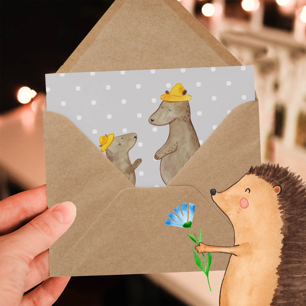 Personalized Deluxe Card Bears with hats Personalisierte Glückwunschkarte, Personalisierte Hochzeitskarte, Personalisierte Geburtstagskarte, Grußkarten Personalisiert, Personalisierte Einladungskarte, Personalisiertere Klappkarte, Personalisierte Karte, Grußkarte Selber Drucken, Grußkarte Selbst Gestalten, Grußkarte als Geldgeschenk, Grußkarte mit Namen, Grußkarte mit Persönlichen Nachrichten, Personalisierte Grußkarte, Vatertag, Familie, Opa, Oma, Papa, Muttertag, Mama, Bruder, Schwester, Kinder, Daddy, Family, Papi, Dad, Bär, Söhne, Lieblingsmensch, Kind, Sohn, Vorbild, Paps, Vater-Sohn, Vater, Bären
