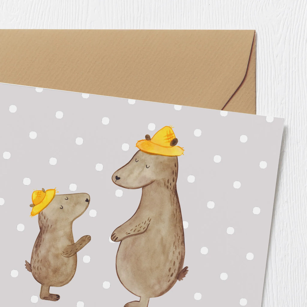 Personalized Deluxe Card Bears with hats Personalisierte Glückwunschkarte, Personalisierte Hochzeitskarte, Personalisierte Geburtstagskarte, Grußkarten Personalisiert, Personalisierte Einladungskarte, Personalisiertere Klappkarte, Personalisierte Karte, Grußkarte Selber Drucken, Grußkarte Selbst Gestalten, Grußkarte als Geldgeschenk, Grußkarte mit Namen, Grußkarte mit Persönlichen Nachrichten, Personalisierte Grußkarte, Vatertag, Familie, Opa, Oma, Papa, Muttertag, Mama, Bruder, Schwester, Kinder, Daddy, Family, Papi, Dad, Bär, Söhne, Lieblingsmensch, Kind, Sohn, Vorbild, Paps, Vater-Sohn, Vater, Bären