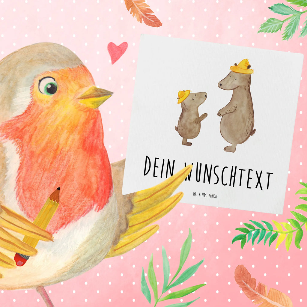 Personalized Deluxe Card Bears with hats Personalisierte Glückwunschkarte, Personalisierte Hochzeitskarte, Personalisierte Geburtstagskarte, Grußkarten Personalisiert, Personalisierte Einladungskarte, Personalisiertere Klappkarte, Personalisierte Karte, Grußkarte Selber Drucken, Grußkarte Selbst Gestalten, Grußkarte als Geldgeschenk, Grußkarte mit Namen, Grußkarte mit Persönlichen Nachrichten, Personalisierte Grußkarte, Vatertag, Familie, Opa, Oma, Papa, Muttertag, Mama, Bruder, Schwester, Kinder, Daddy, Family, Papi, Dad, Bär, Söhne, Lieblingsmensch, Kind, Sohn, Vorbild, Paps, Vater-Sohn, Vater, Bären