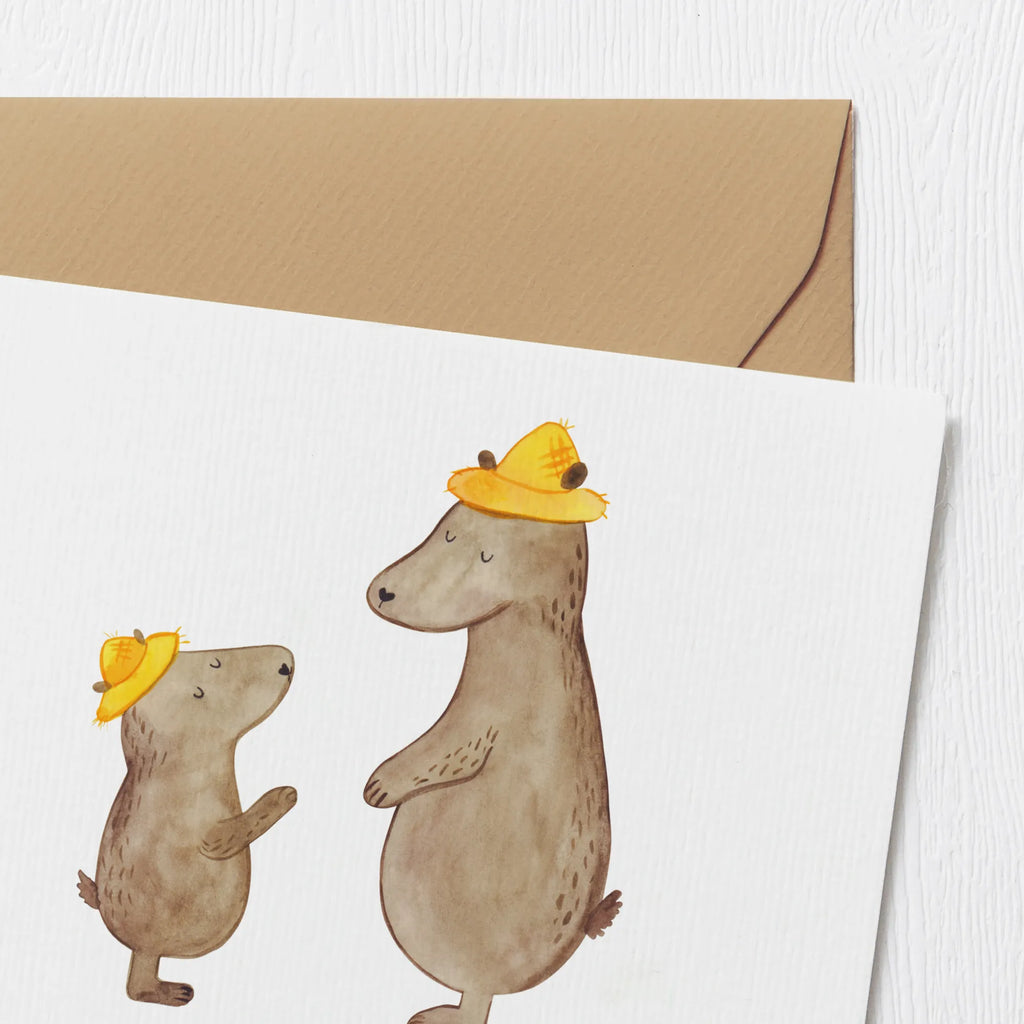 Personalized Deluxe Card Bears with hats Personalisierte Glückwunschkarte, Personalisierte Hochzeitskarte, Personalisierte Geburtstagskarte, Grußkarten Personalisiert, Personalisierte Einladungskarte, Personalisiertere Klappkarte, Personalisierte Karte, Grußkarte Selber Drucken, Grußkarte Selbst Gestalten, Grußkarte als Geldgeschenk, Grußkarte mit Namen, Grußkarte mit Persönlichen Nachrichten, Personalisierte Grußkarte, Vatertag, Familie, Opa, Oma, Papa, Muttertag, Mama, Bruder, Schwester, Kinder, Daddy, Family, Papi, Dad, Bär, Söhne, Lieblingsmensch, Kind, Sohn, Vorbild, Paps, Vater-Sohn, Vater, Bären