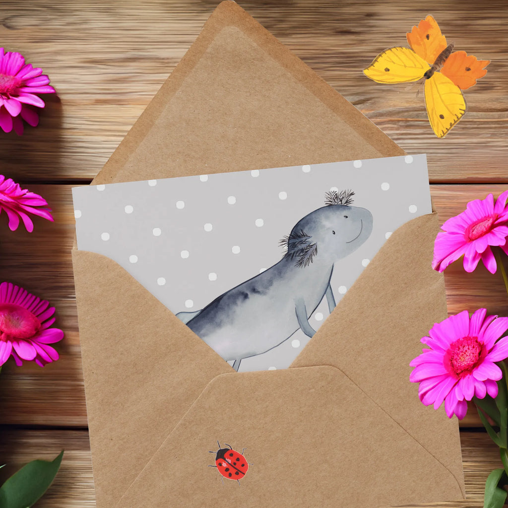 Personalized Deluxe Card axolotl To swim Grußkarte Selber Drucken, Personalisierte Grußkarte, Grußkarte Selbst Gestalten, Grußkarten Personalisiert, Grußkarte als Geldgeschenk, Personalisierte Glückwunschkarte, Personalisierte Karte, Grußkarte mit Persönlichen Nachrichten, Personalisierte Einladungskarte, Personalisiertere Klappkarte, Personalisierte Hochzeitskarte, Grußkarte mit Namen, Personalisierte Geburtstagskarte, Axolotl, Molch, Lösungen, Axolot, Schwanzlurch, Lurche, Problem, Motivation, Lurch, Probleme