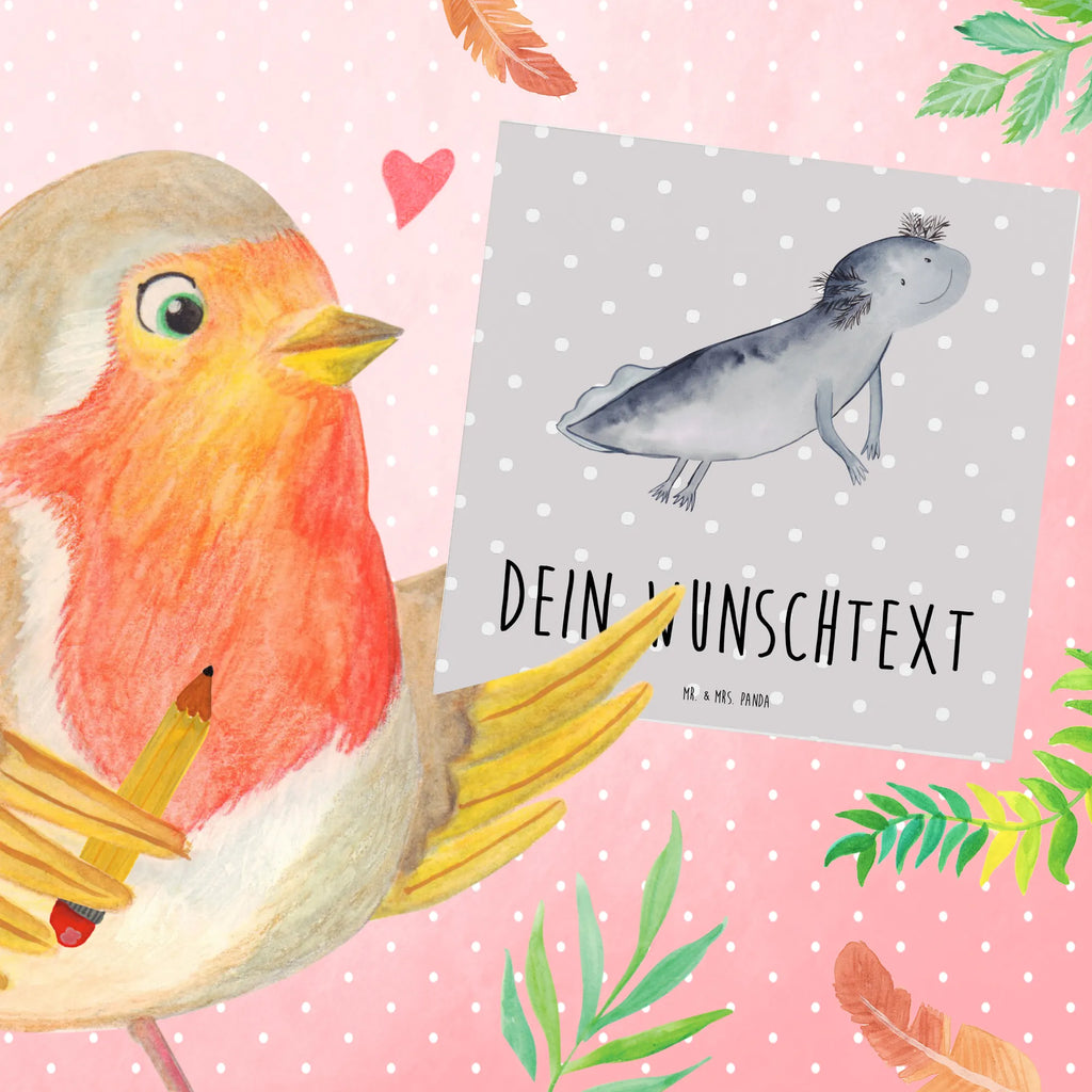 Personalized Deluxe Card axolotl To swim Grußkarte Selber Drucken, Personalisierte Grußkarte, Grußkarte Selbst Gestalten, Grußkarten Personalisiert, Grußkarte als Geldgeschenk, Personalisierte Glückwunschkarte, Personalisierte Karte, Grußkarte mit Persönlichen Nachrichten, Personalisierte Einladungskarte, Personalisiertere Klappkarte, Personalisierte Hochzeitskarte, Grußkarte mit Namen, Personalisierte Geburtstagskarte, Axolotl, Molch, Lösungen, Axolot, Schwanzlurch, Lurche, Problem, Motivation, Lurch, Probleme