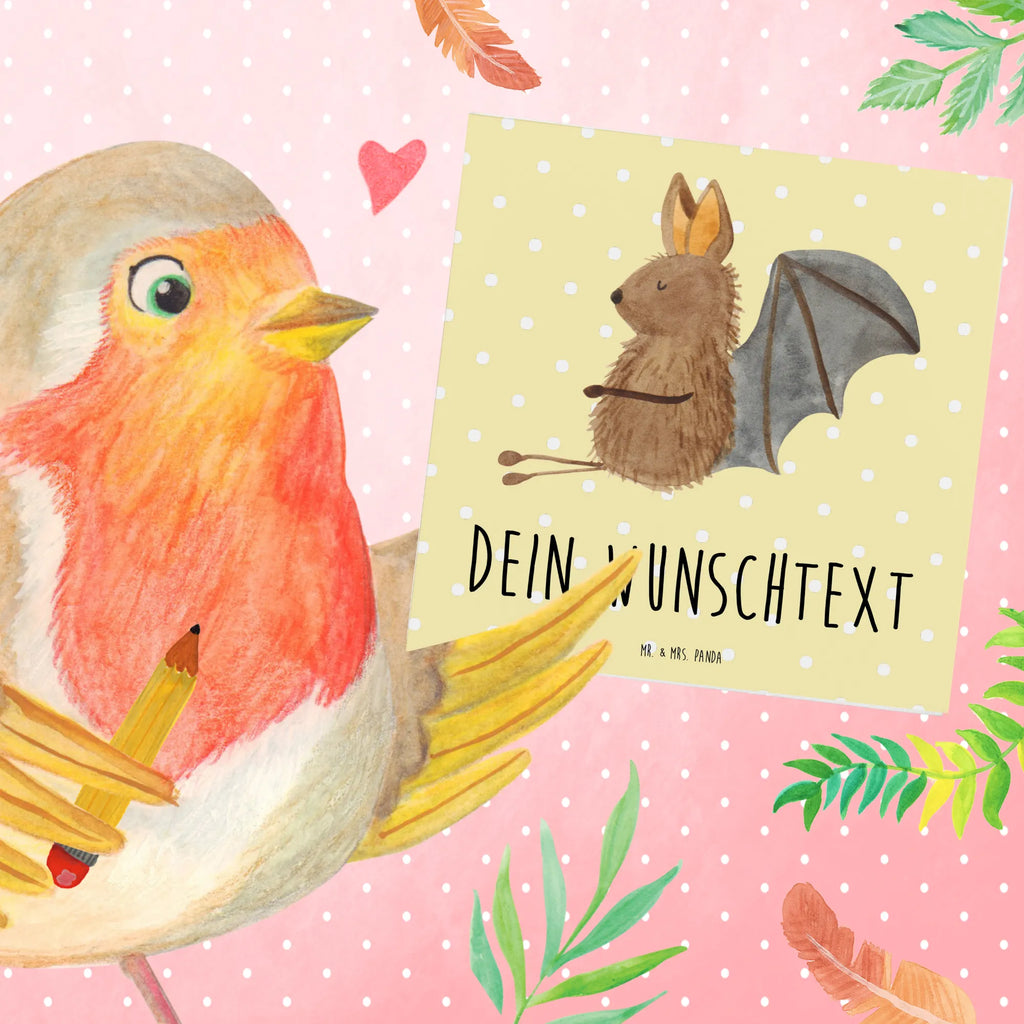 Personalized Deluxe Card bat Sit Personalisierte Grußkarte, Grußkarte selbst gestalten, Grußkarten personalisiert, Personalisiertere Klappkarte, Personalisierte Glückwunschkarte, Personalisierte Geburtstagskarte, Grußkarte mit persönlichen Nachrichten, Personalisierte Karte, Grußkarte mit Namen, Grußkarte als Geldgeschenk, Personalisierte Einladungskarte, Grußkarte selber drucken, Personalisierte Hochzeitskarte, Tiermotive, Gute Laune, lustige Sprüche, Tiere, Motivation, Fledermaus, entspannen, Fledermäuse