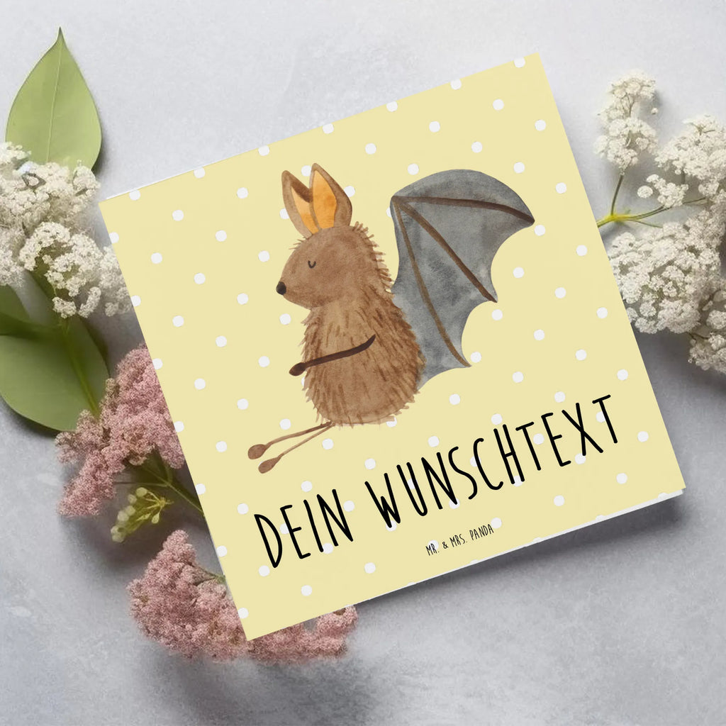 Personalized Deluxe Card bat Sit Personalisierte Grußkarte, Grußkarte selbst gestalten, Grußkarten personalisiert, Personalisiertere Klappkarte, Personalisierte Glückwunschkarte, Personalisierte Geburtstagskarte, Grußkarte mit persönlichen Nachrichten, Personalisierte Karte, Grußkarte mit Namen, Grußkarte als Geldgeschenk, Personalisierte Einladungskarte, Grußkarte selber drucken, Personalisierte Hochzeitskarte, Tiermotive, Gute Laune, lustige Sprüche, Tiere, Motivation, Fledermaus, entspannen, Fledermäuse
