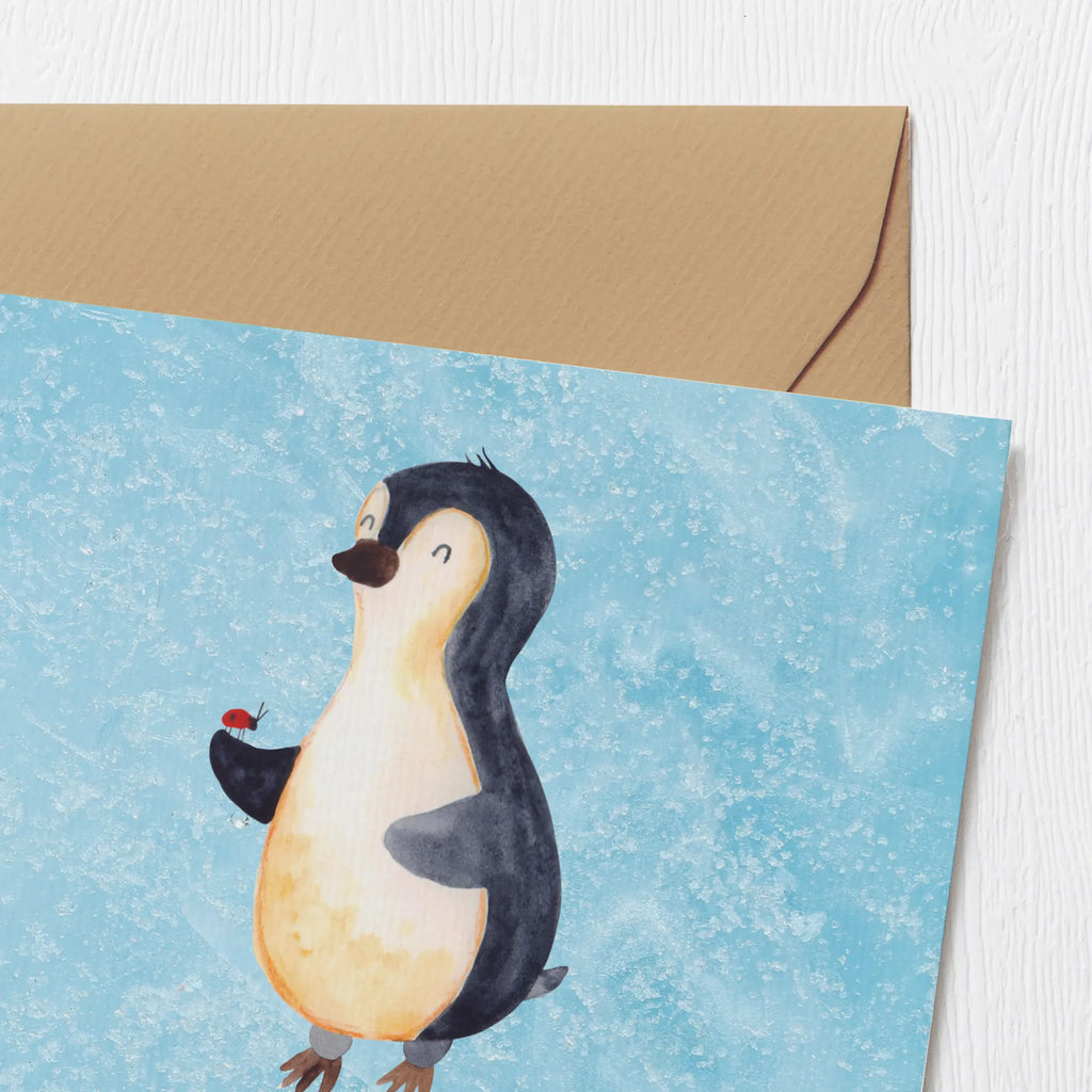 Personalisierte Deluxe Karte Pinguin Marienkäfer Personalisiertere Klappkarte, Grußkarte mit persönlichen Nachrichten, Grußkarten personalisiert, Personalisierte Grußkarte, Personalisierte Hochzeitskarte, Grußkarte mit Namen, Personalisierte Geburtstagskarte, Grußkarte selbst gestalten, Grußkarte als Geldgeschenk, Personalisierte Glückwunschkarte, Personalisierte Einladungskarte, Personalisierte Karte, Grußkarte selber drucken, Pinguin, Marienkäfer, Liebe, Freude, Glück, Pinguine, Lebensfreude, Wunder