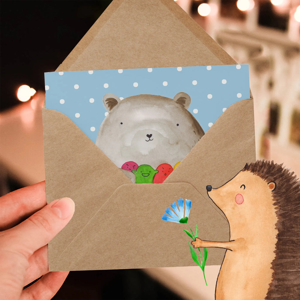 Personalized Deluxe Card bear Feeling Grußkarte selbst gestalten, Personalisierte Hochzeitskarte, Grußkarte als Geldgeschenk, Personalisierte Grußkarte, Grußkarte mit Namen, Personalisierte Einladungskarte, Personalisierte Karte, Grußkarte selber drucken, Grußkarten personalisiert, Grußkarte mit persönlichen Nachrichten, Personalisierte Glückwunschkarte, Personalisierte Geburtstagskarte, Personalisiertere Klappkarte, Bär, Teddy, Teddybär, Verrückt, Durchgedreht, Wahnsinn