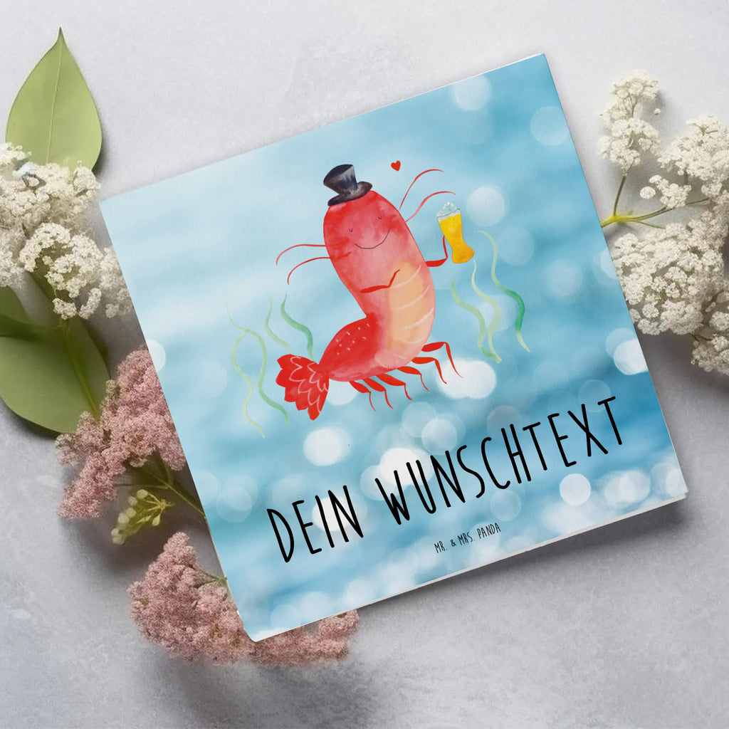 Personalized Deluxe Card lobster Wheat Personalisierte Karte, Personalisierte Hochzeitskarte, Grußkarten personalisiert, Personalisierte Grußkarte, Personalisiertere Klappkarte, Grußkarte selbst gestalten, Personalisierte Geburtstagskarte, Grußkarte selber drucken, Personalisierte Einladungskarte, Grußkarte mit Namen, Grußkarte als Geldgeschenk, Grußkarte mit persönlichen Nachrichten, Personalisierte Glückwunschkarte, Meerestiere, Meer, Urlaub, Männerhaushalt, Bier, Garnele, Junggesellin, Wirtschaft, Bierliebhaber, Garnelen, Junggeselle, Gasthaus, Kneipe, Kochen
