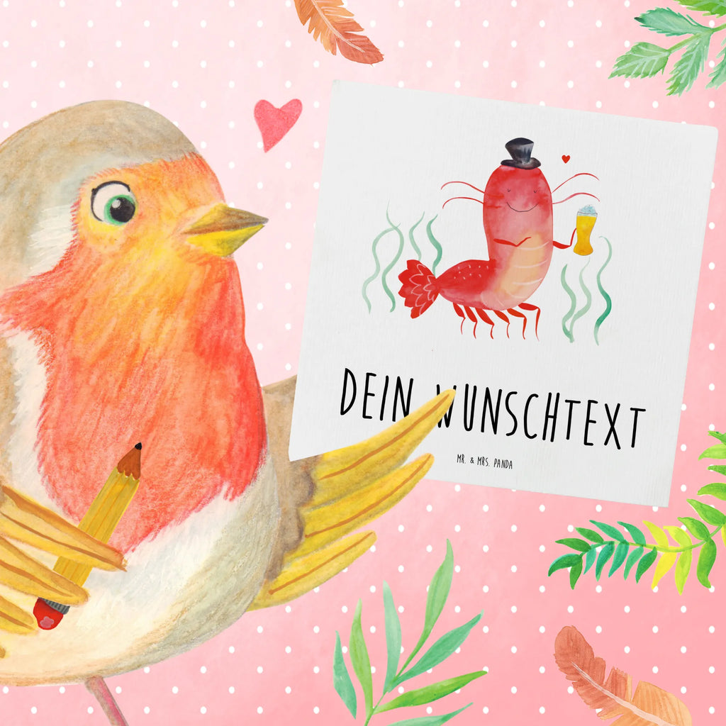 Personalized Deluxe Card lobster Wheat Personalisierte Karte, Personalisierte Hochzeitskarte, Grußkarten personalisiert, Personalisierte Grußkarte, Personalisiertere Klappkarte, Grußkarte selbst gestalten, Personalisierte Geburtstagskarte, Grußkarte selber drucken, Personalisierte Einladungskarte, Grußkarte mit Namen, Grußkarte als Geldgeschenk, Grußkarte mit persönlichen Nachrichten, Personalisierte Glückwunschkarte, Meerestiere, Meer, Urlaub, Männerhaushalt, Bier, Garnele, Junggesellin, Wirtschaft, Bierliebhaber, Garnelen, Junggeselle, Gasthaus, Kneipe, Kochen