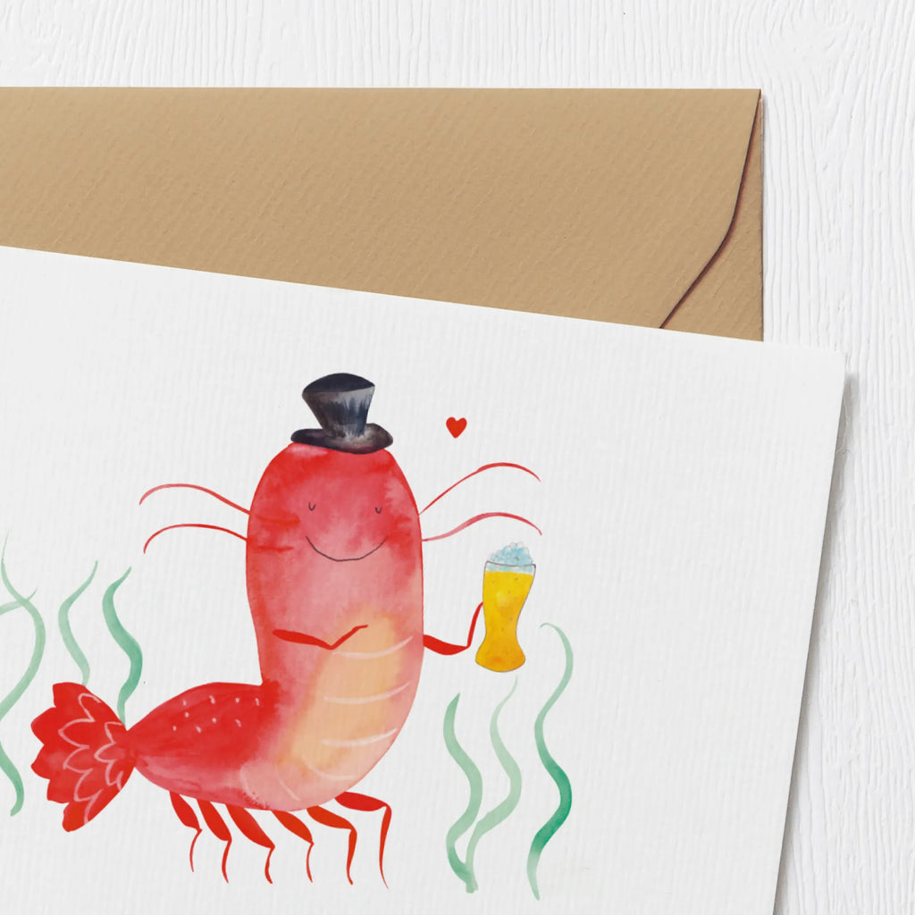 Personalized Deluxe Card lobster Wheat Personalisierte Karte, Personalisierte Hochzeitskarte, Grußkarten personalisiert, Personalisierte Grußkarte, Personalisiertere Klappkarte, Grußkarte selbst gestalten, Personalisierte Geburtstagskarte, Grußkarte selber drucken, Personalisierte Einladungskarte, Grußkarte mit Namen, Grußkarte als Geldgeschenk, Grußkarte mit persönlichen Nachrichten, Personalisierte Glückwunschkarte, Meerestiere, Meer, Urlaub, Männerhaushalt, Bier, Garnele, Junggesellin, Wirtschaft, Bierliebhaber, Garnelen, Junggeselle, Gasthaus, Kneipe, Kochen