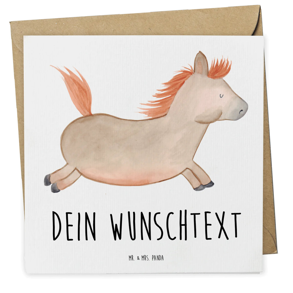 Personalized Deluxe Card Horse Jump farm, farm animals, animals, horses, horse, stable, horse owner, riding out, riding, horse stable