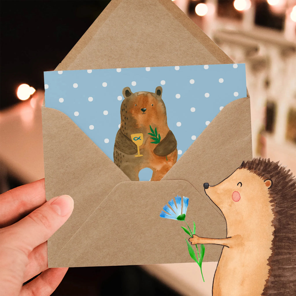 Personalized Deluxe Card bear confirmation Personalisierte Glückwunschkarte, Grußkarte mit Persönlichen Nachrichten, Grußkarte als Geldgeschenk, Personalisierte Geburtstagskarte, Personalisierte Grußkarte, Personalisierte Karte, Grußkarten Personalisiert, Grußkarte Selbst Gestalten, Grußkarte Selber Drucken, Personalisierte Einladungskarte, Personalisierte Hochzeitskarte, Personalisiertere Klappkarte, Grußkarte mit Namen, Teddy, Bär, Teddybär, Evangelisch, Kirche, Konfirmation, Gottesdienst