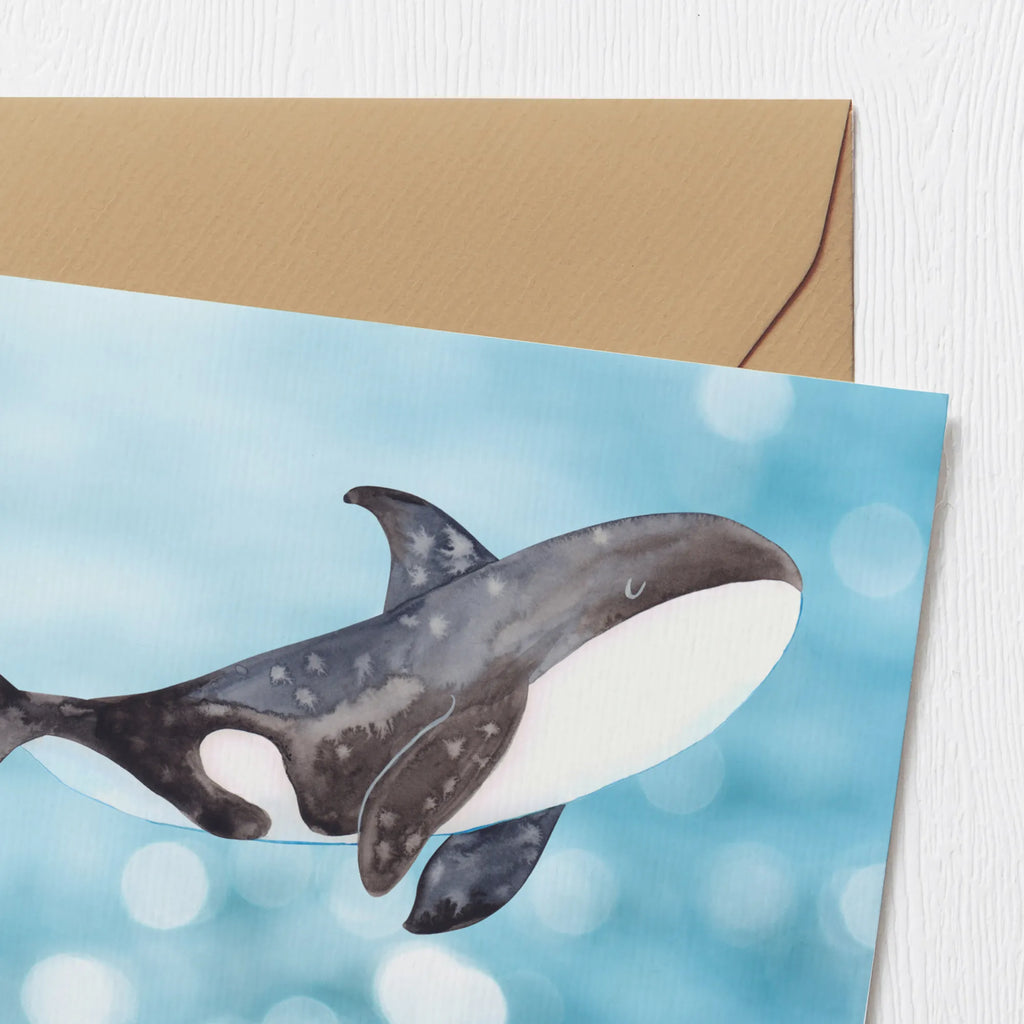 Personalisierte Deluxe Karte Orca Grußkarte als Geldgeschenk, Grußkarte selbst gestalten, Personalisierte Glückwunschkarte, Grußkarte mit persönlichen Nachrichten, Personalisierte Einladungskarte, Personalisierte Geburtstagskarte, Grußkarte selber drucken, Personalisierte Hochzeitskarte, Personalisiertere Klappkarte, Grußkarten personalisiert, Grußkarte mit Namen, Personalisierte Karte, Personalisierte Grußkarte, Meerestiere, Meer, Urlaub, Arbeit, Möglichkeiten, Motivation, Killerwal, Selbstliebe, Wal, Orcas, Neustart, Büro, Startup, Orca