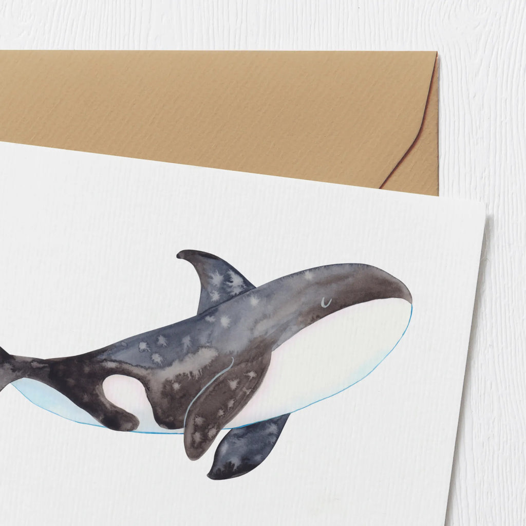 Personalisierte Deluxe Karte Orca Grußkarte als Geldgeschenk, Grußkarte selbst gestalten, Personalisierte Glückwunschkarte, Grußkarte mit persönlichen Nachrichten, Personalisierte Einladungskarte, Personalisierte Geburtstagskarte, Grußkarte selber drucken, Personalisierte Hochzeitskarte, Personalisiertere Klappkarte, Grußkarten personalisiert, Grußkarte mit Namen, Personalisierte Karte, Personalisierte Grußkarte, Meerestiere, Meer, Urlaub, Arbeit, Möglichkeiten, Motivation, Killerwal, Selbstliebe, Wal, Orcas, Neustart, Büro, Startup, Orca