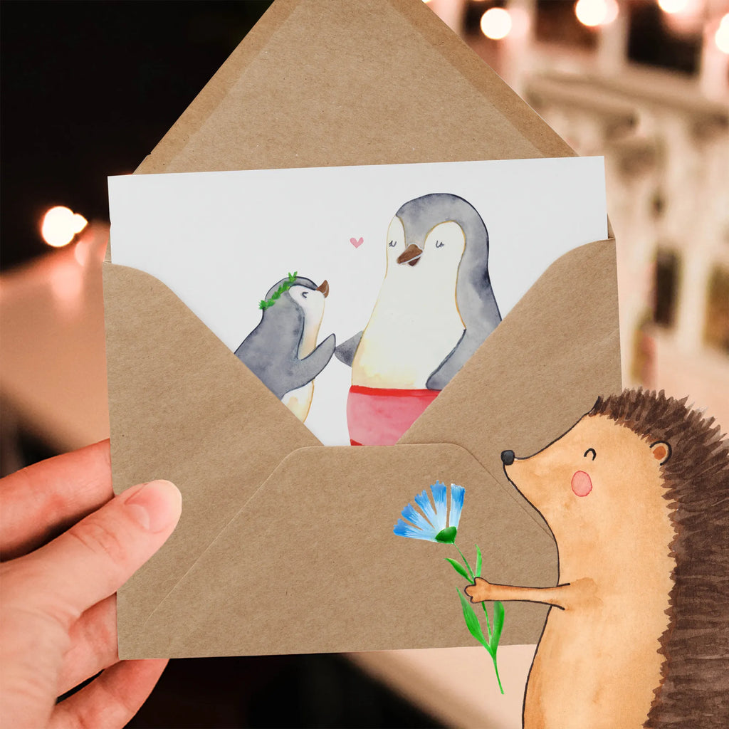 Personalized Deluxe Card Penguin with child Personalisierte Geburtstagskarte, Personalisierte Hochzeitskarte, Grußkarte mit Namen, Personalisierte Grußkarte, Personalisierte Einladungskarte, Grußkarte Selber Drucken, Personalisierte Glückwunschkarte, Grußkarten Personalisiert, Personalisiertere Klappkarte, Grußkarte als Geldgeschenk, Personalisierte Karte, Grußkarte Selbst Gestalten, Grußkarte mit Persönlichen Nachrichten, Muttertag, Bruder, Oma, Schwester, Mama, Familie, Vatertag, Opa, Papa, Mami, Geschenk, Mutti, Mutter, Geburststag