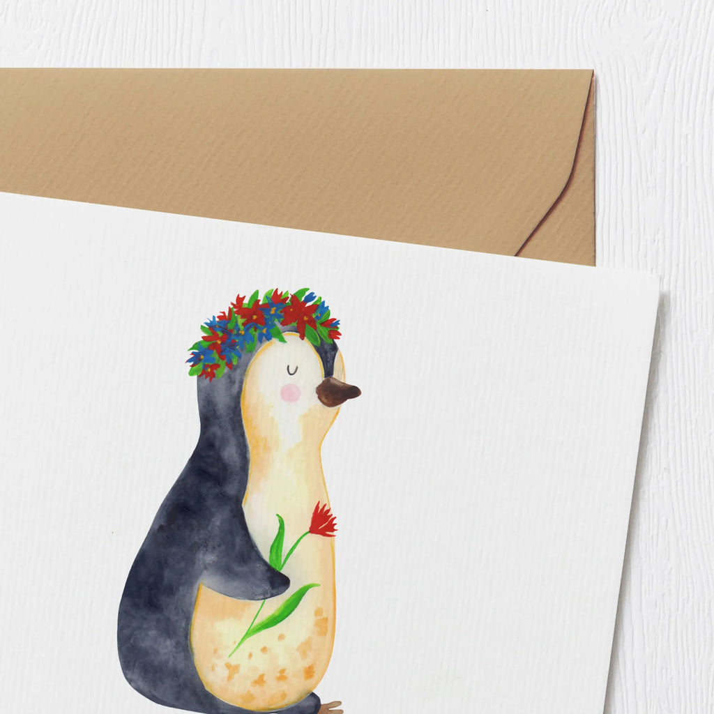 Personalized Deluxe Card Penguin Flower Grußkarte mit Persönlichen Nachrichten, Grußkarte Selbst Gestalten, Grußkarte als Geldgeschenk, Personalisierte Karte, Grußkarte mit Namen, Personalisierte Hochzeitskarte, Personalisiertere Klappkarte, Personalisierte Einladungskarte, Personalisierte Geburtstagskarte, Grußkarten Personalisiert, Personalisierte Glückwunschkarte, Personalisierte Grußkarte, Grußkarte Selber Drucken, Pinguin, Geschenkidee, Universum, Wünsche, Leben, Lebensziele, Pinguine, Motivation, Ziele, Blumenkranz, Lebenslust, Liebeskummer