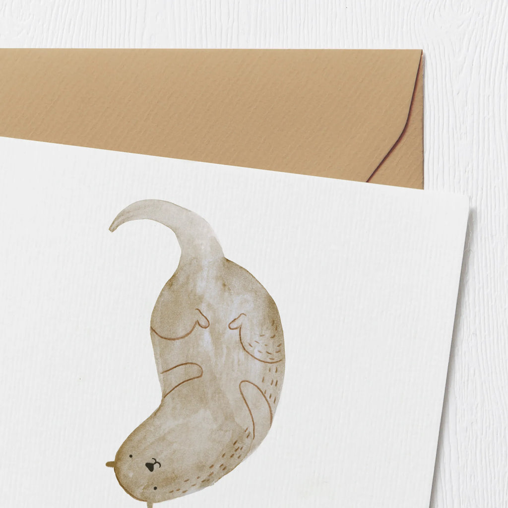 Personalized Deluxe Card otter upside down Personalisierte Grußkarte, Grußkarte selbst gestalten, Grußkarte mit persönlichen Nachrichten, Grußkarte selber drucken, Personalisierte Geburtstagskarte, Personalisierte Einladungskarte, Grußkarte als Geldgeschenk, Personalisierte Hochzeitskarte, Grußkarten personalisiert, Grußkarte mit Namen, Personalisierte Karte, Personalisiertere Klappkarte, Personalisierte Glückwunschkarte, Otter, Fischotter, Seeotter, Otter Seeotter See Otter