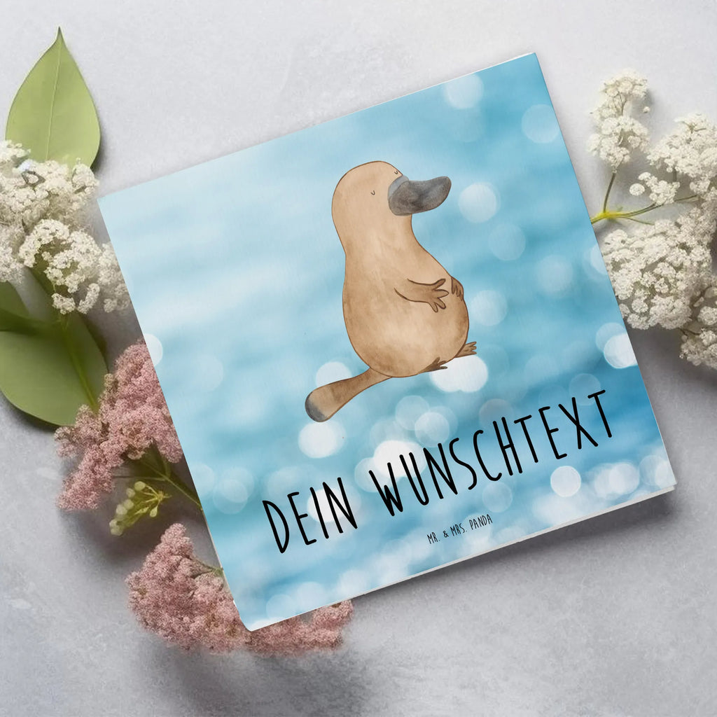 Personalized Deluxe Card platypus courage Grußkarte mit Namen, Personalisierte Hochzeitskarte, Personalisiertere Klappkarte, Grußkarte selber drucken, Personalisierte Einladungskarte, Personalisierte Karte, Personalisierte Grußkarte, Personalisierte Glückwunschkarte, Grußkarten personalisiert, Grußkarte selbst gestalten, Grußkarte als Geldgeschenk, Personalisierte Geburtstagskarte, Grußkarte mit persönlichen Nachrichten, Meerestiere, Meer, Urlaub, Training, Schnabeltiere, Mut, Büro, mutig, Raodtrip, Schnabeltier, Lebensweisheit, Weltreise, Arbeit, Neustart, Motivation, Neuanfang