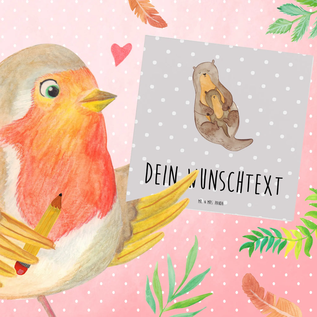 Personalized Deluxe Card otter child Grußkarte mit Namen, Personalisiertere Klappkarte, Grußkarte als Geldgeschenk, Grußkarte selbst gestalten, Grußkarten personalisiert, Personalisierte Einladungskarte, Personalisierte Grußkarte, Personalisierte Hochzeitskarte, Grußkarte selber drucken, Personalisierte Glückwunschkarte, Grußkarte mit persönlichen Nachrichten, Personalisierte Karte, Personalisierte Geburtstagskarte, Otter, Fischotter, Seeotter, Otter Seeotter See Otter