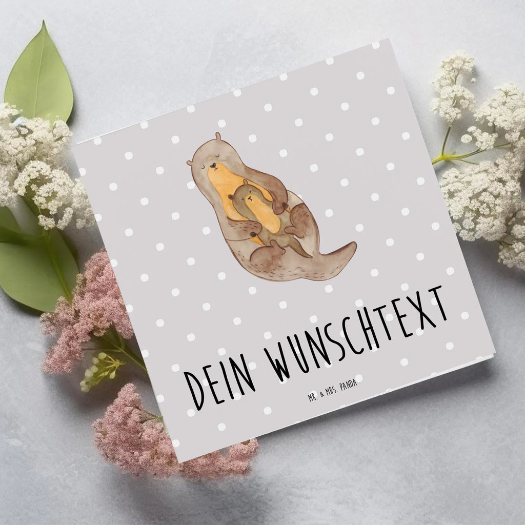 Personalized Deluxe Card otter child Grußkarte mit Namen, Personalisiertere Klappkarte, Grußkarte als Geldgeschenk, Grußkarte selbst gestalten, Grußkarten personalisiert, Personalisierte Einladungskarte, Personalisierte Grußkarte, Personalisierte Hochzeitskarte, Grußkarte selber drucken, Personalisierte Glückwunschkarte, Grußkarte mit persönlichen Nachrichten, Personalisierte Karte, Personalisierte Geburtstagskarte, Otter, Fischotter, Seeotter, Otter Seeotter See Otter